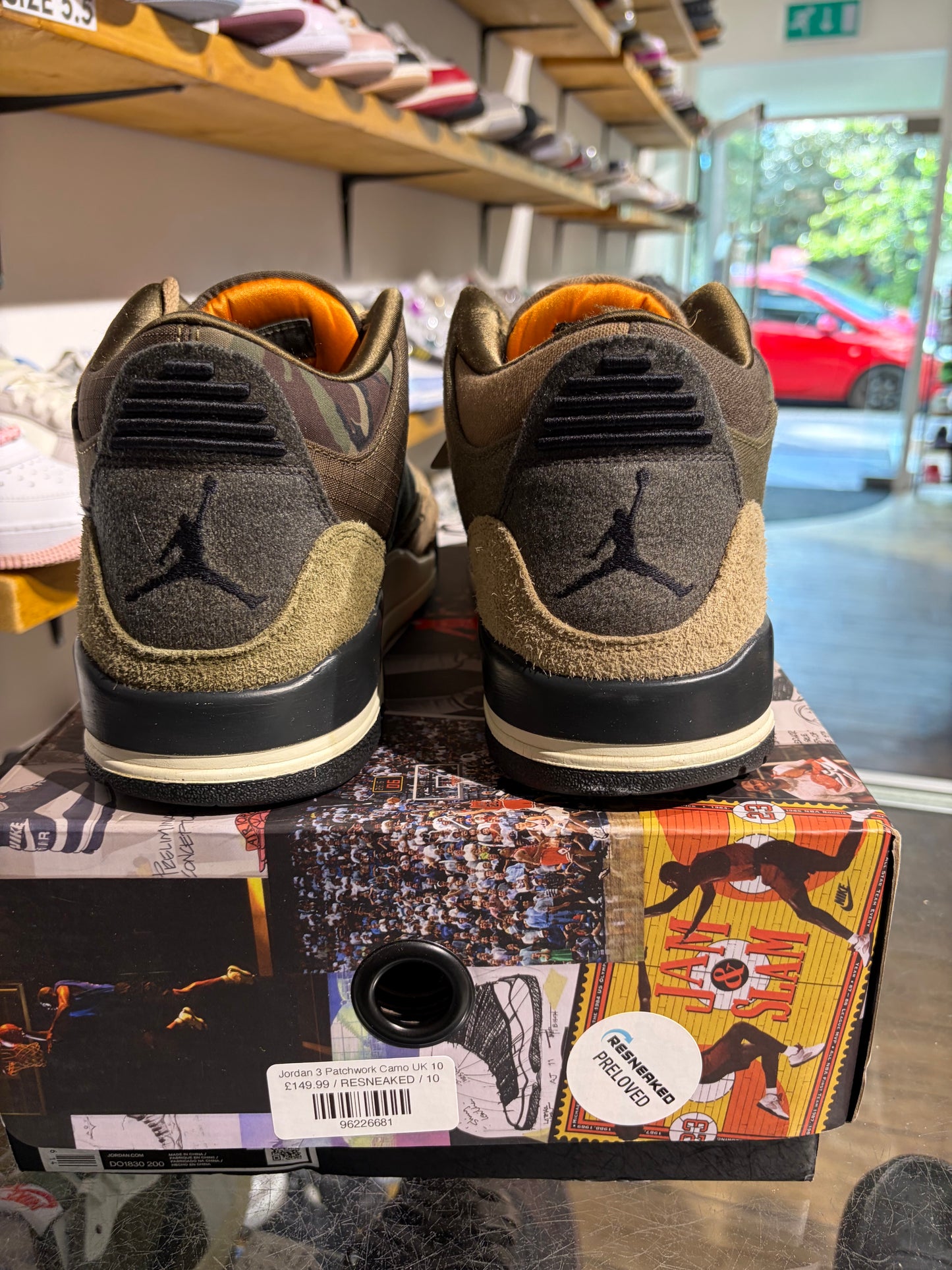 Jordan 3 Patchwork Camo UK 10