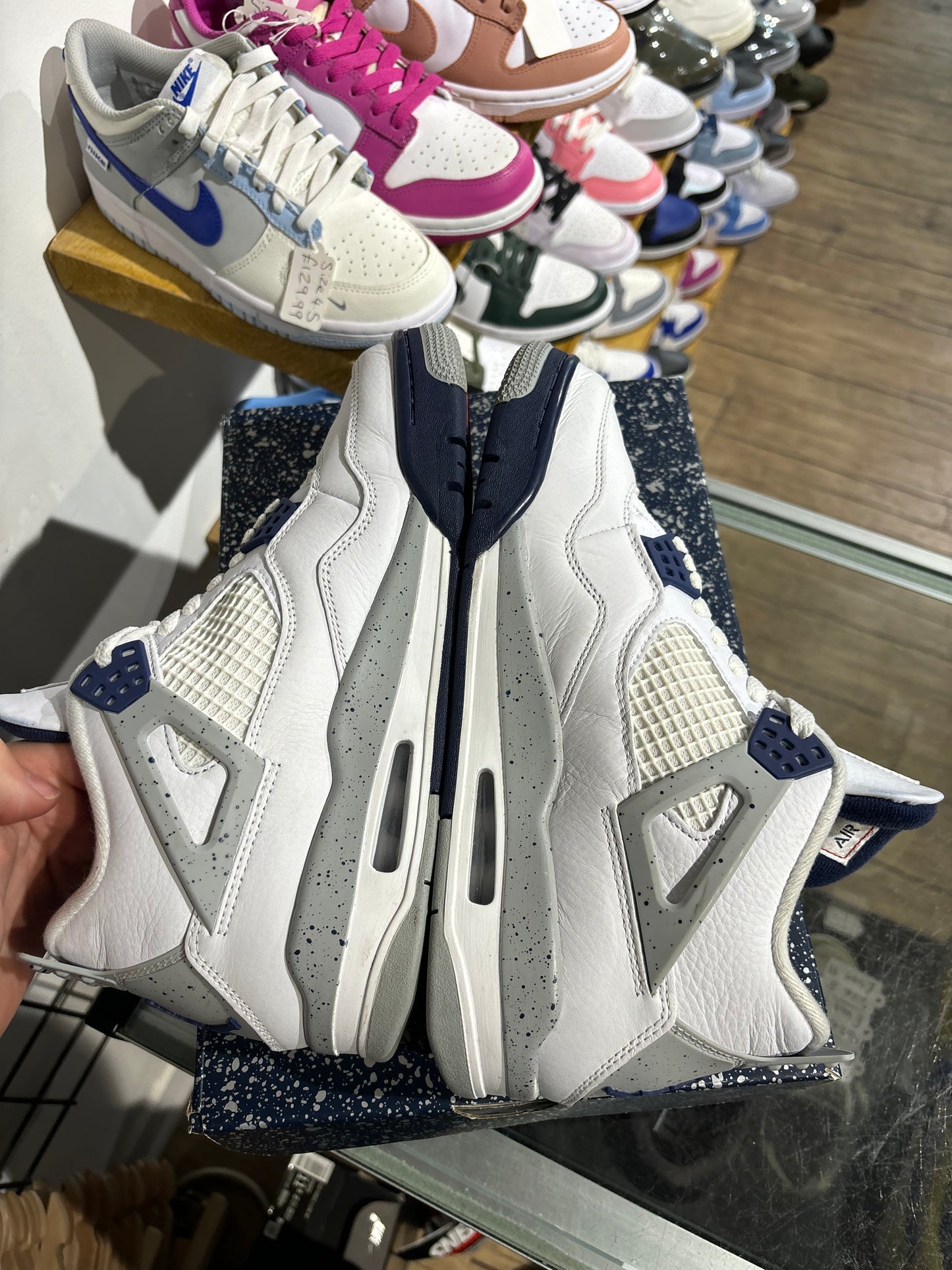 Jordan 4 Midnight Navy UK 8