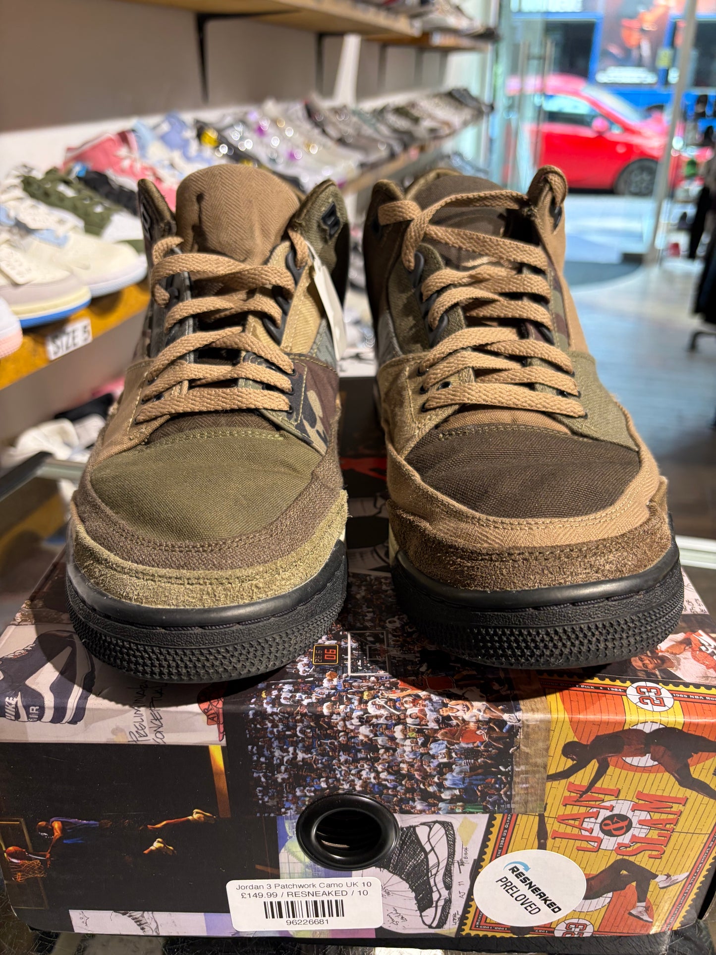 Jordan 3 Patchwork Camo UK 10