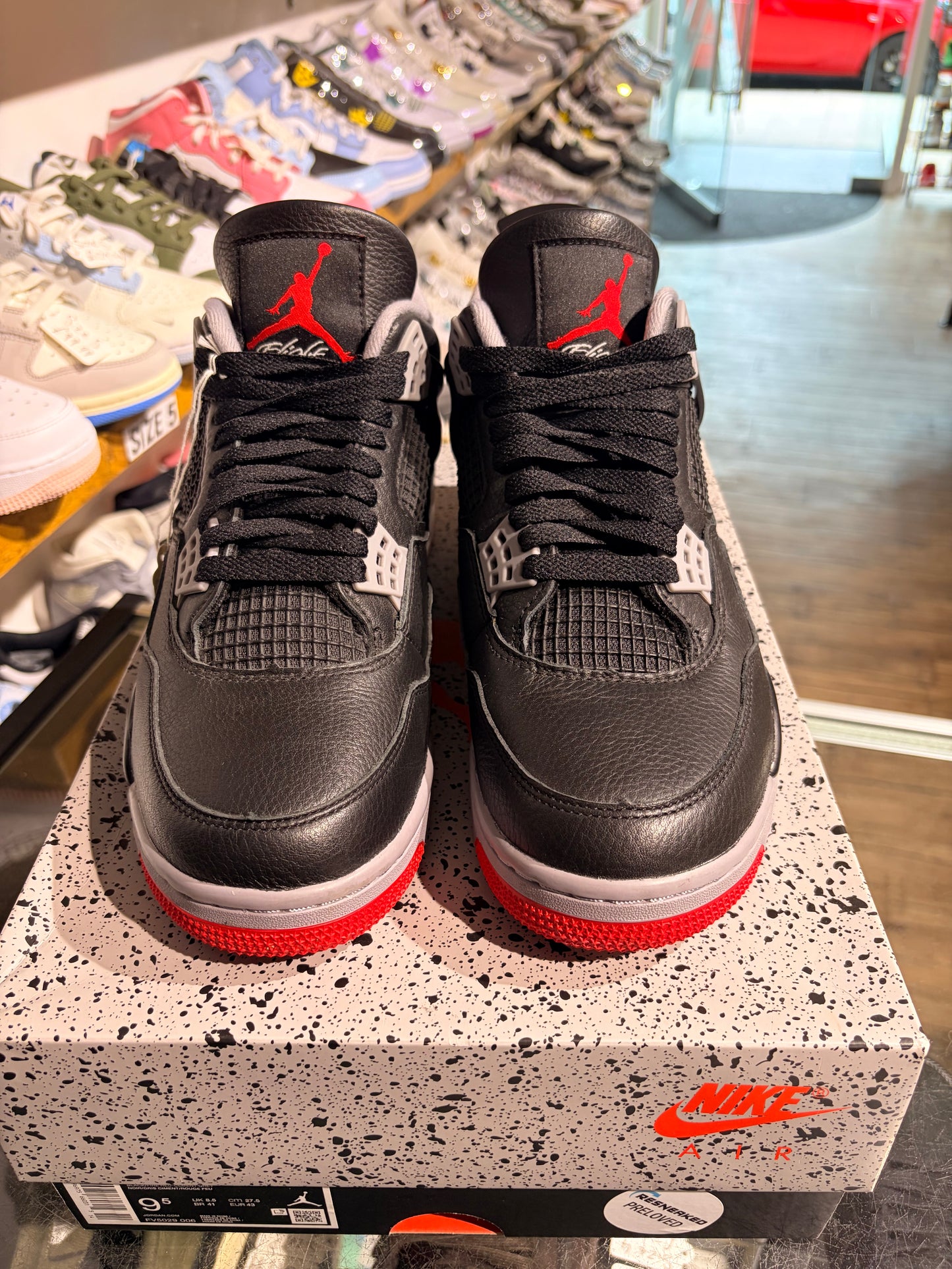 Air Jordan 4 Bred UK 8.5