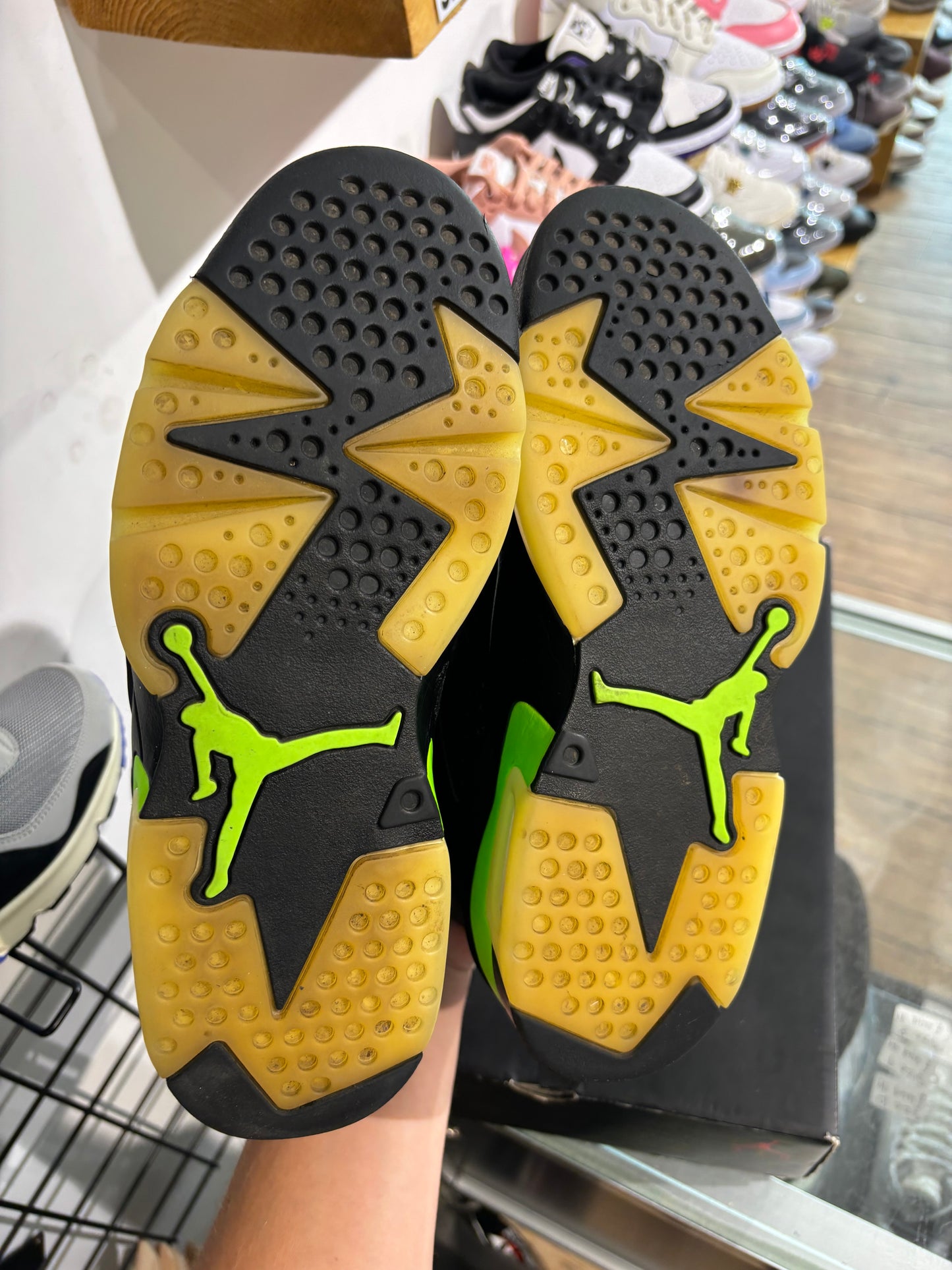 Jordan 6 Electric Green UK 7.5