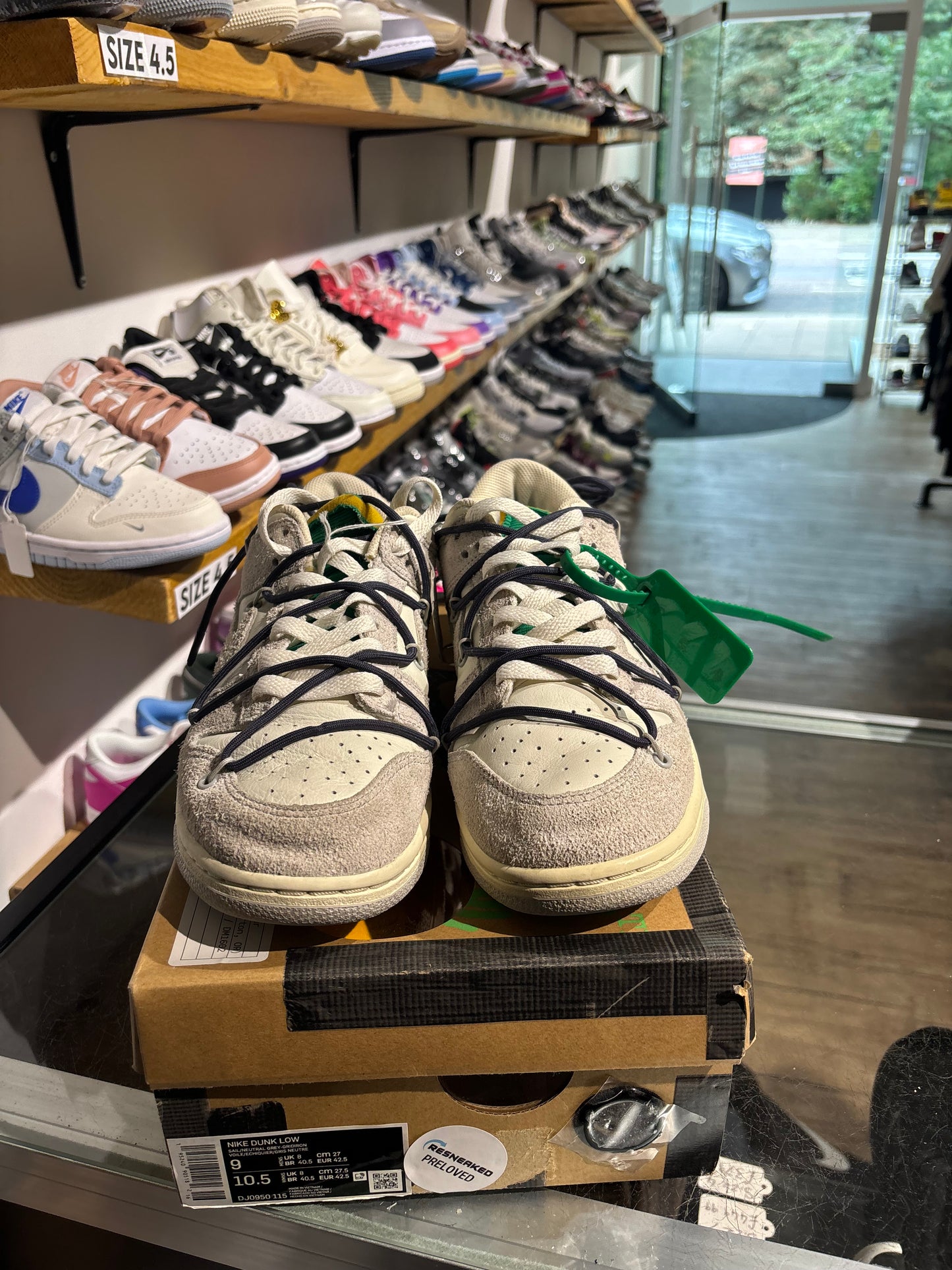 Nike Off White Dunk Lot 20 UK 8