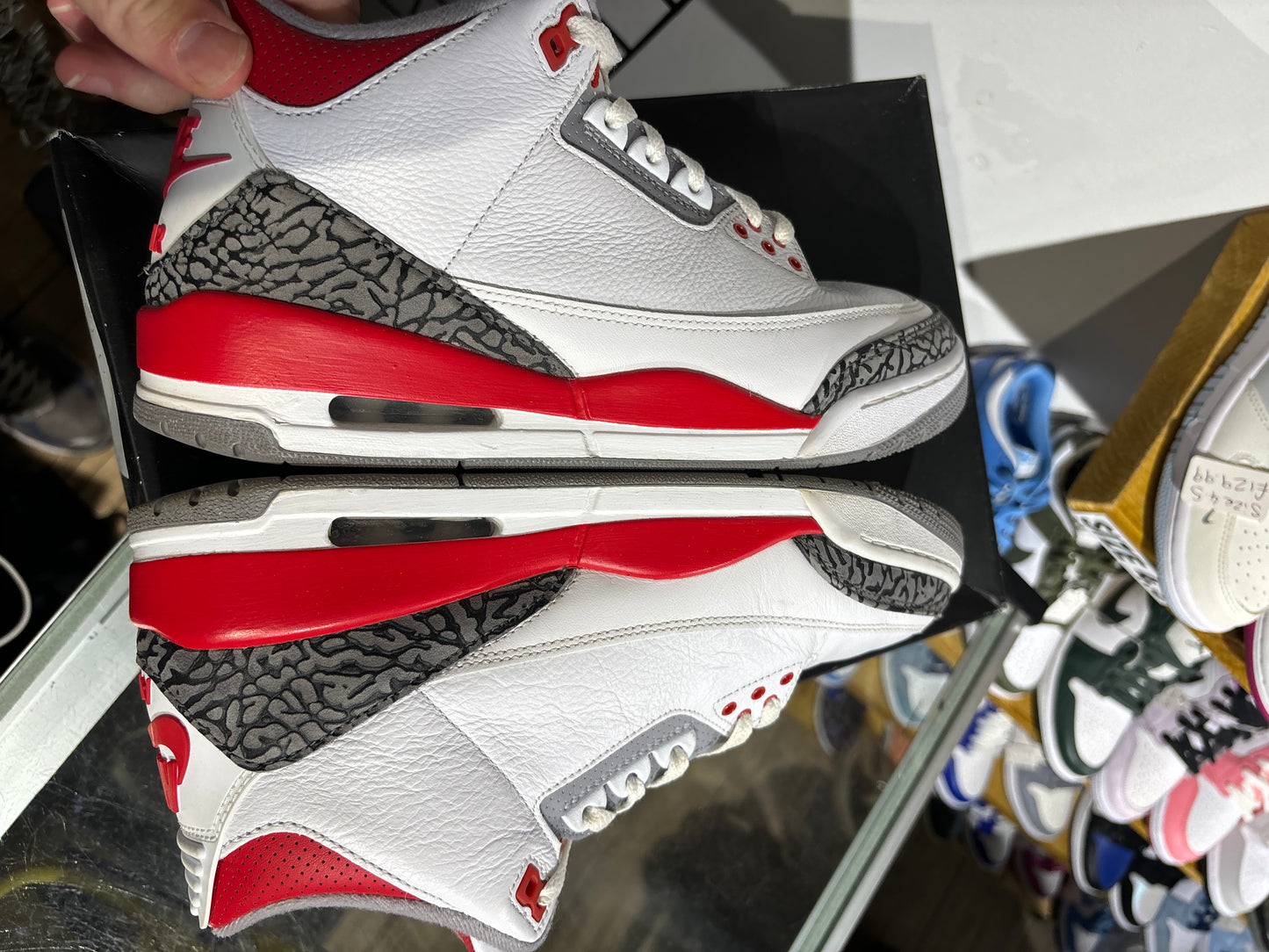 Jordan 3 Fire Red UK 8