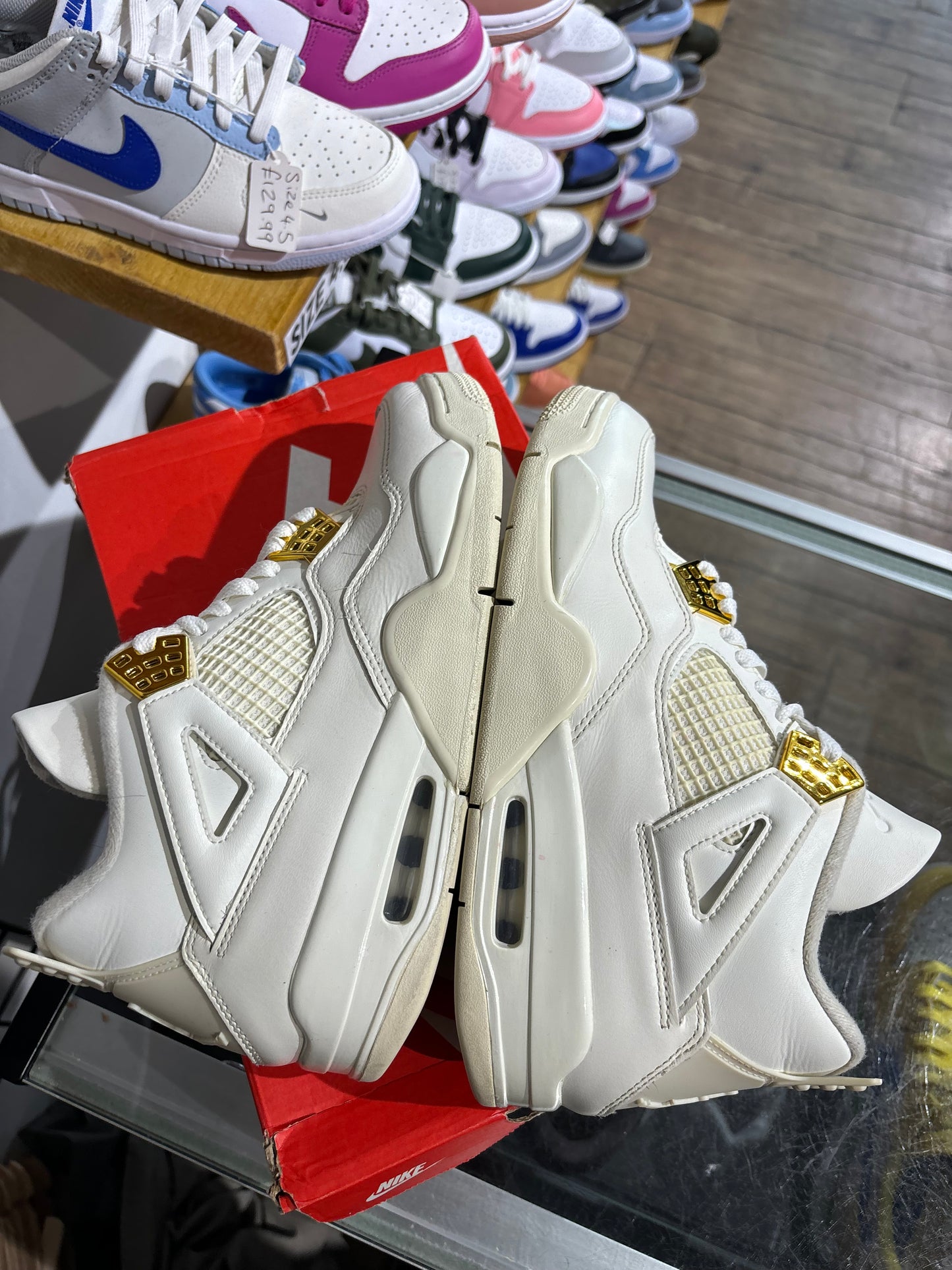 Jordan 4 Metallic Gold (W) UK 7