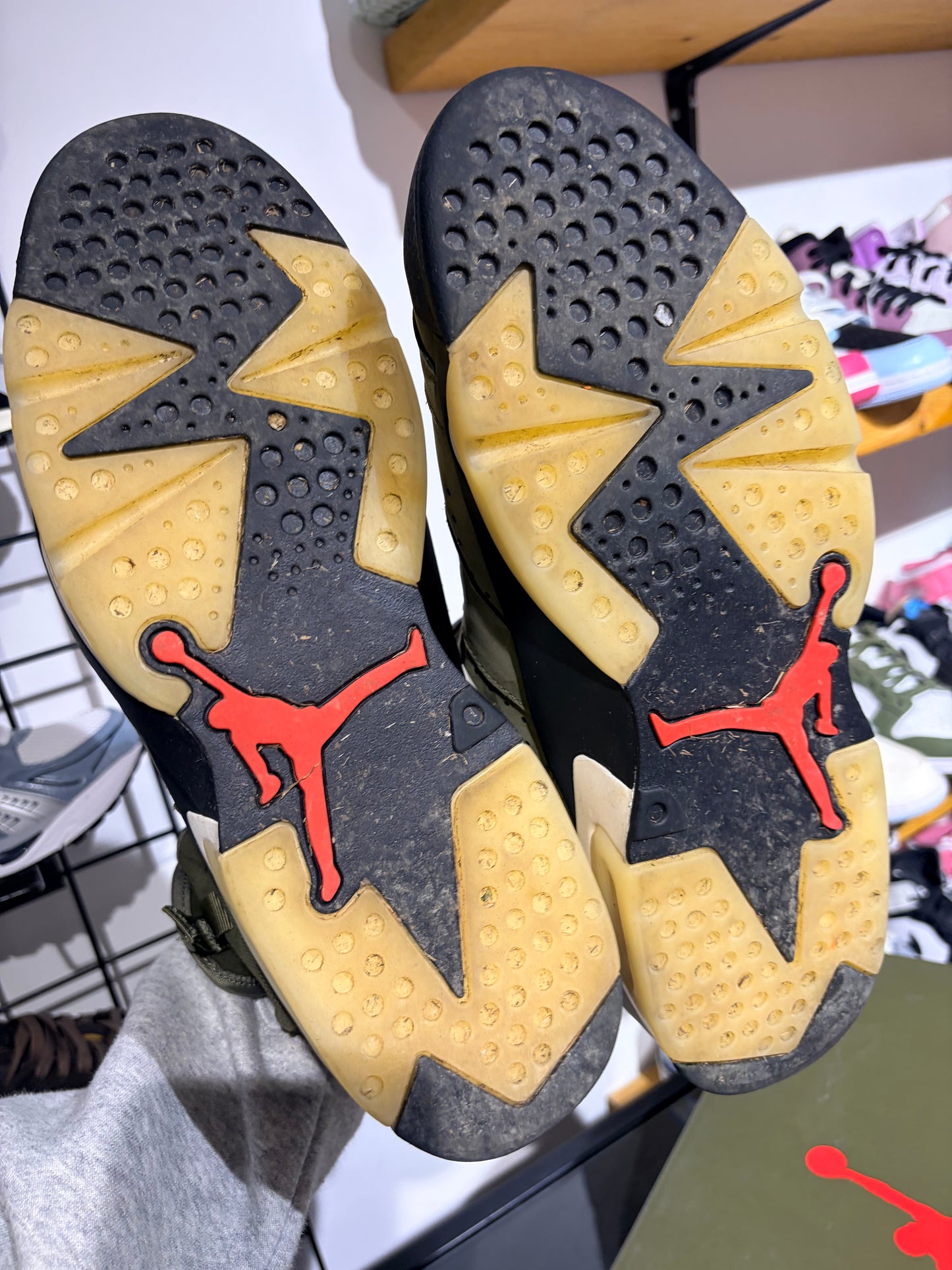 Air Jordan 6 x Travis Scott Medium Olive UK 12