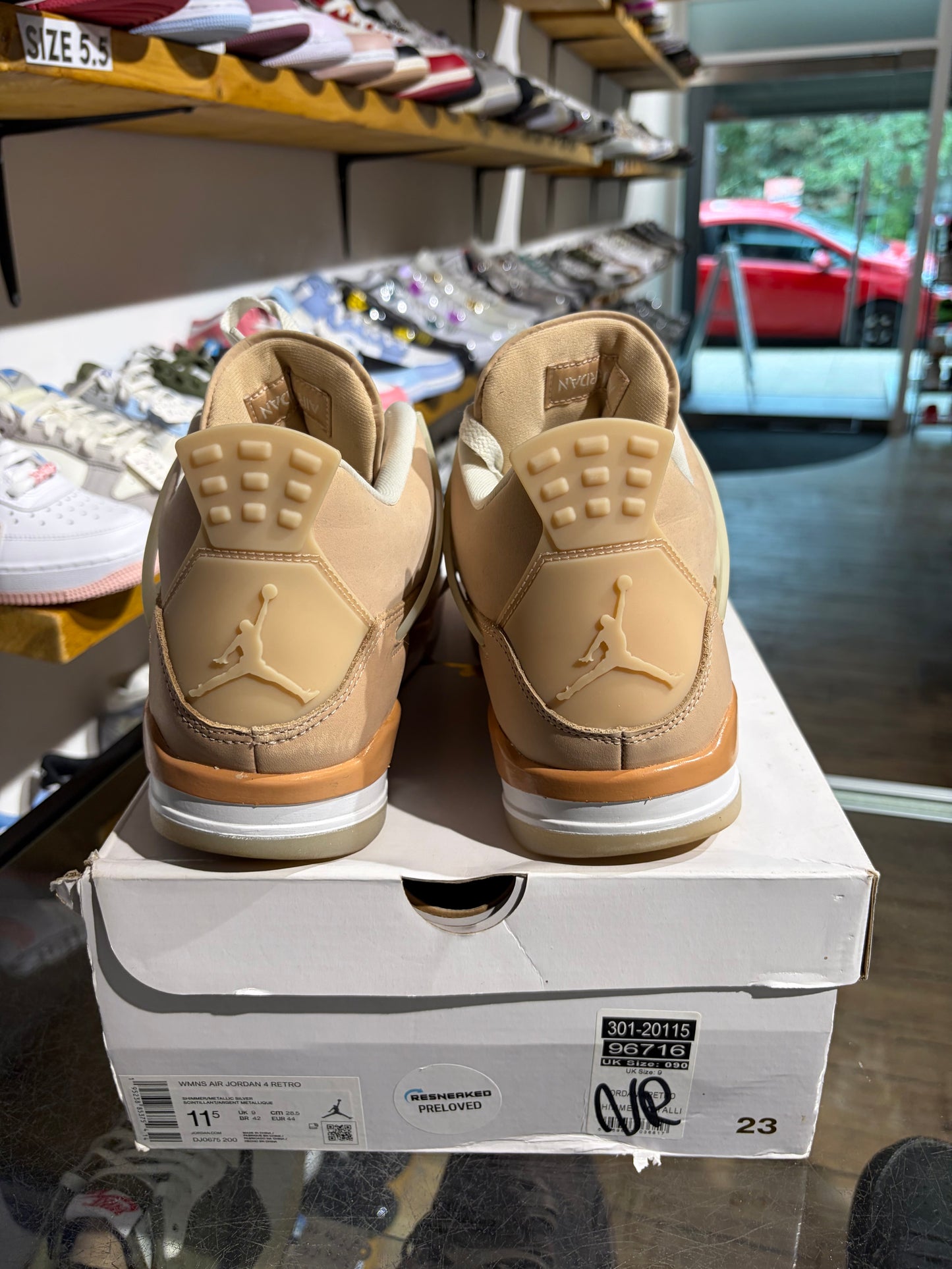 Air Jordan 4 Shimmer (W) UK 9