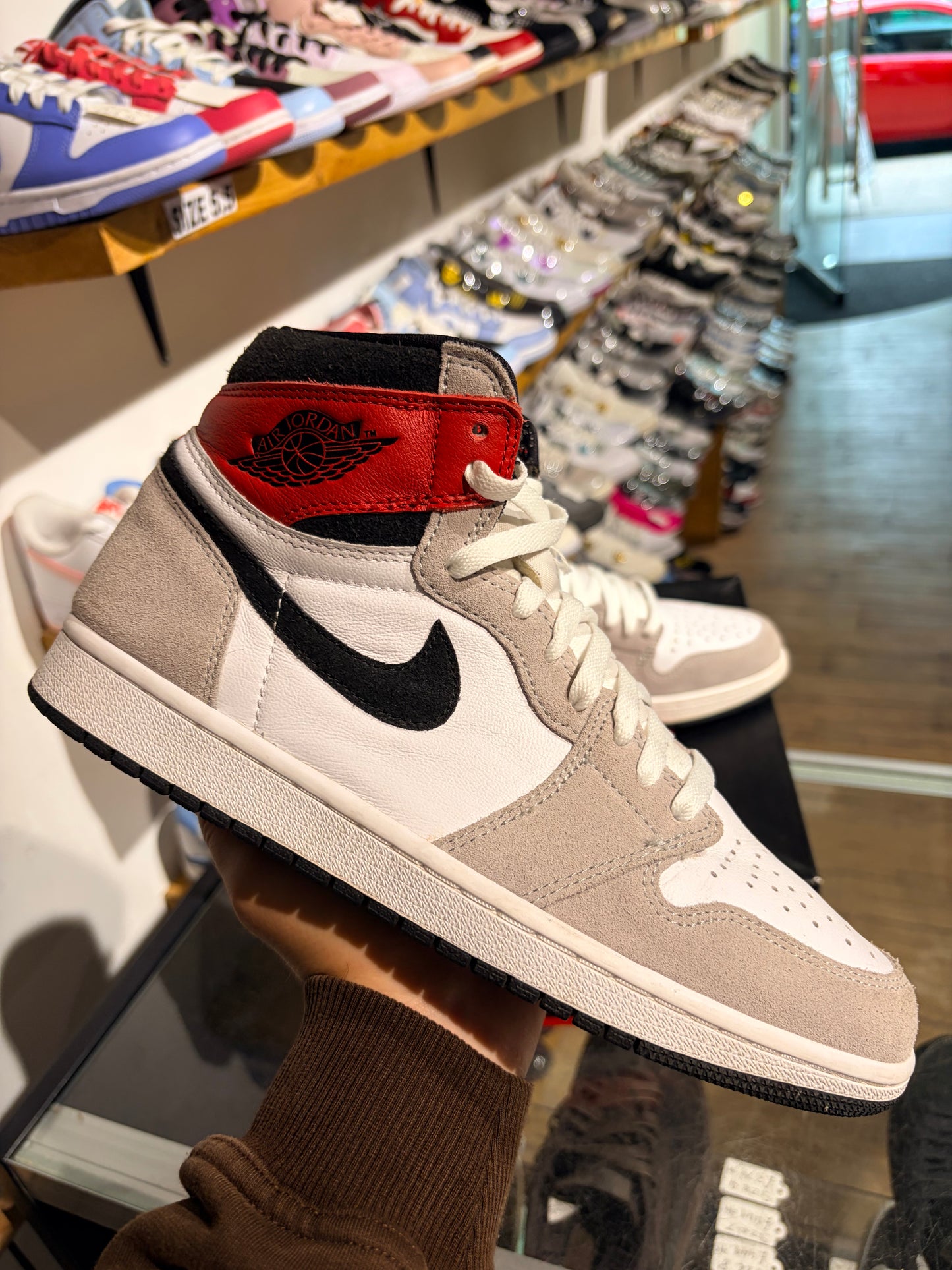 Jordan 1 High Light Smoke Grey UK 8.5