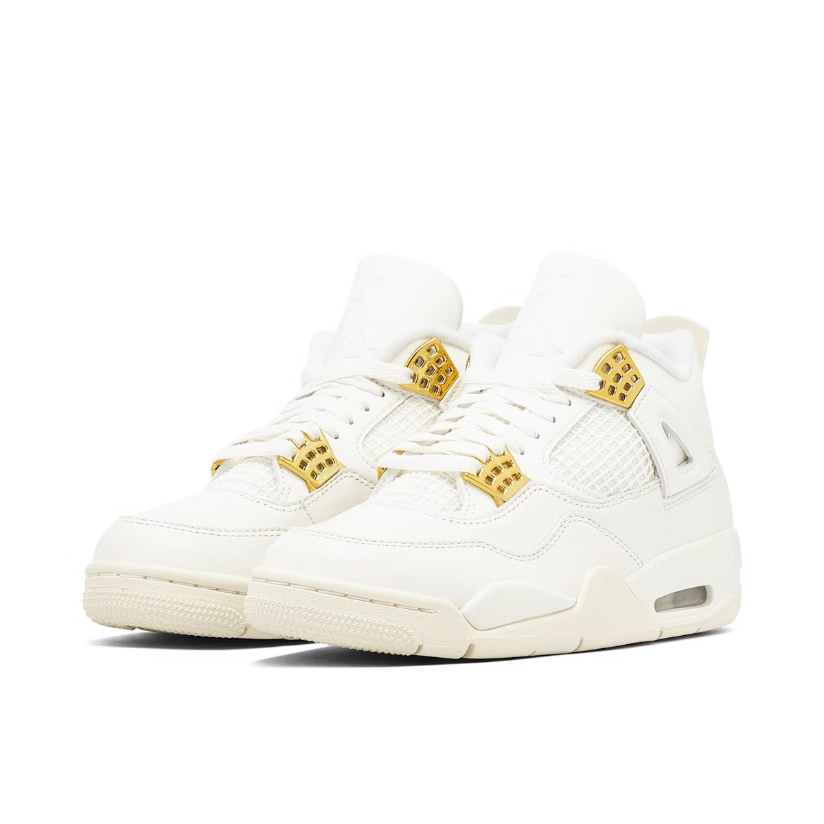 Air Jordan 4 Retro Sail Metallic Gold (W)