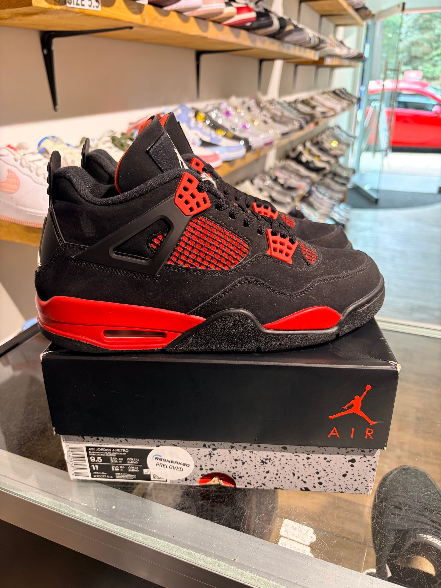 Air Jordan 4 Red Thunder UK 8.5