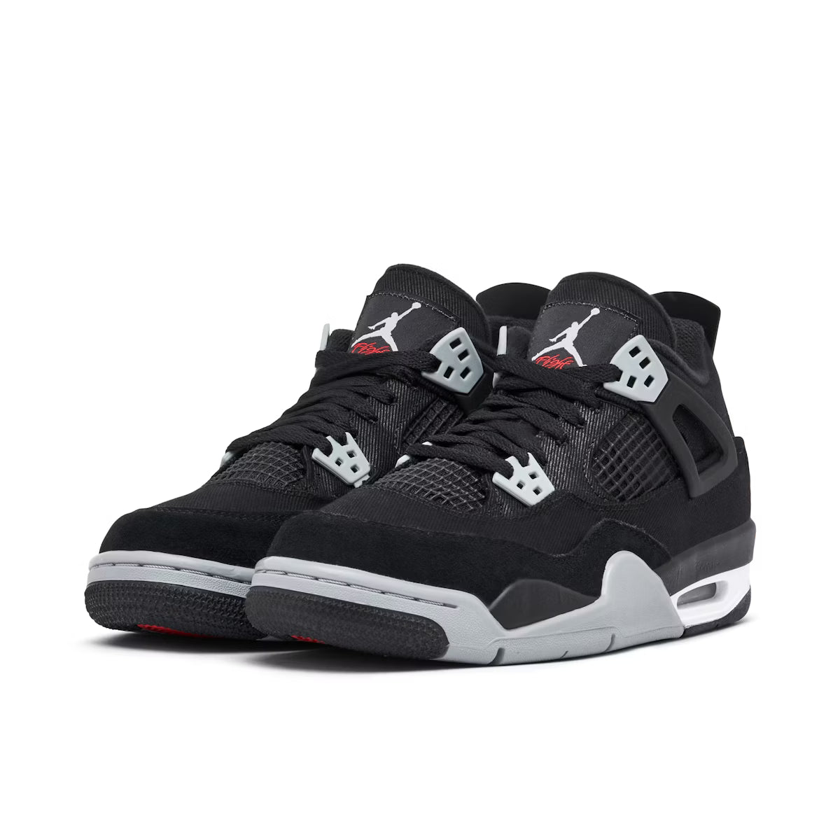 Air Jordan 4 Retro SE Black Canvas (GS)