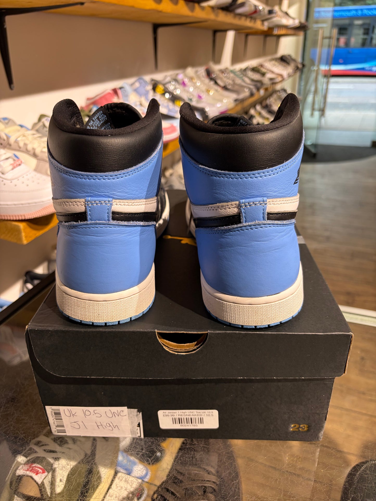 Air Jordan 1 High UNC Toe UK 10.5