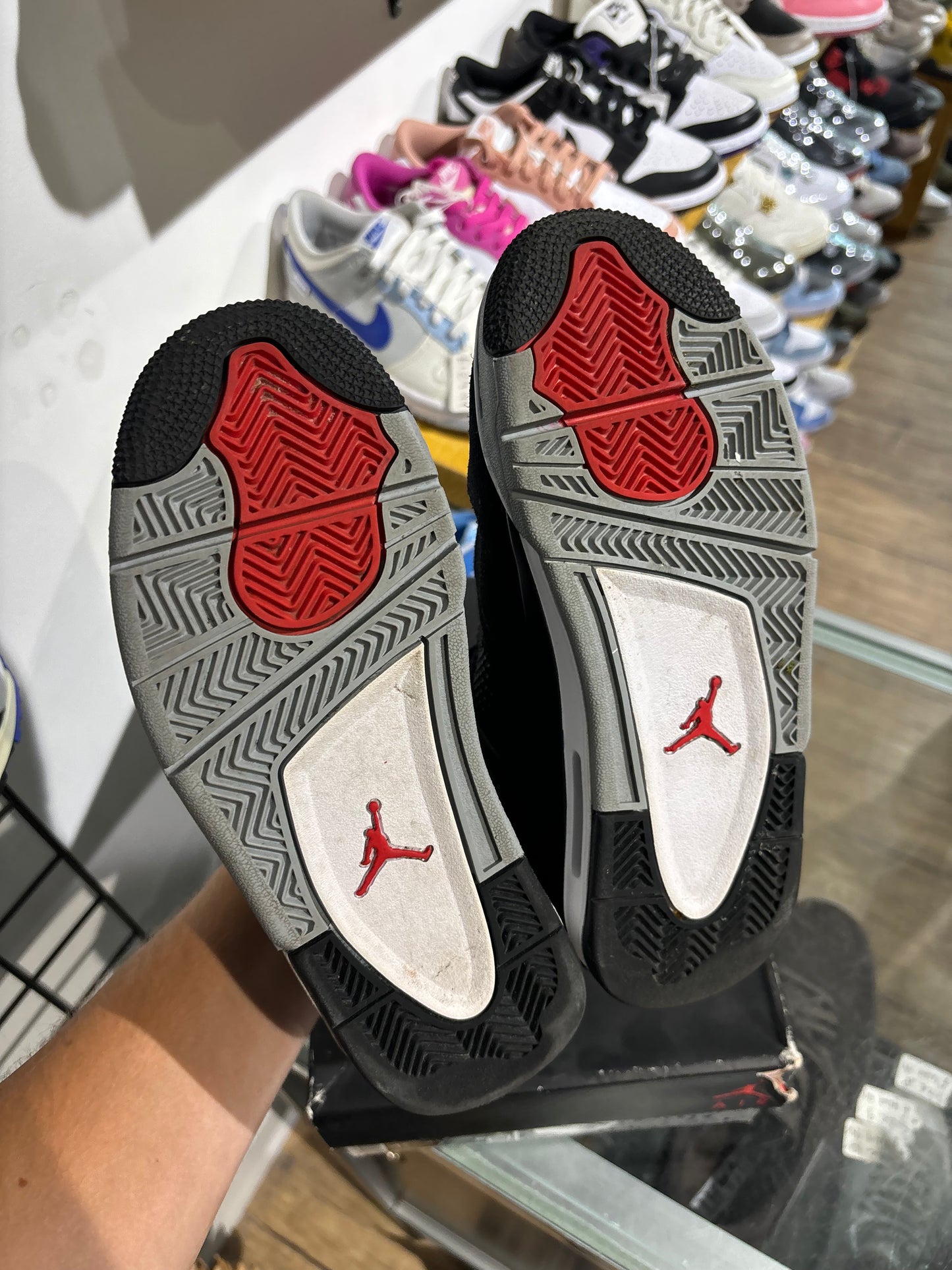 Jordan 4 Black Canvas UK 4 (GS)