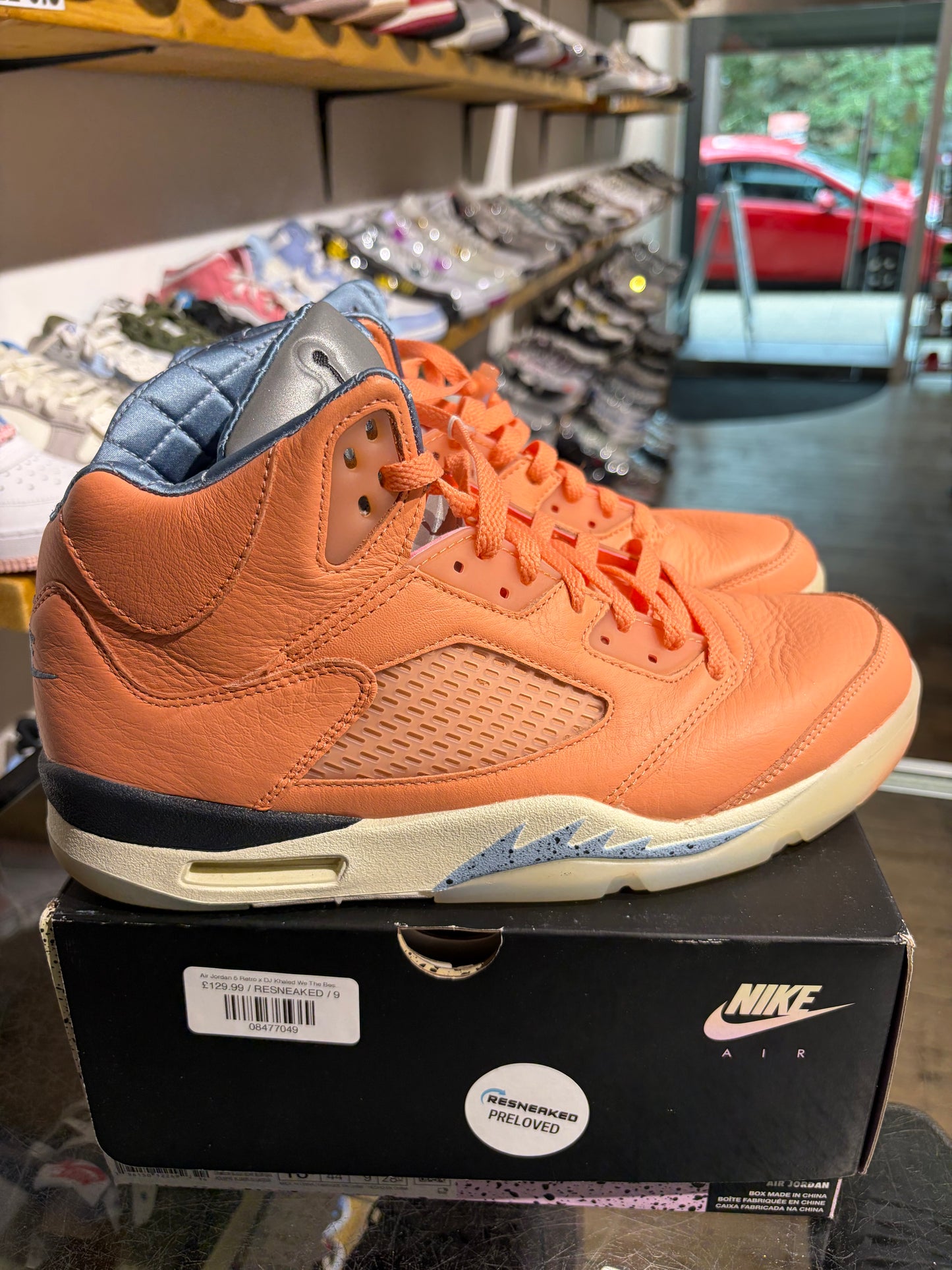 Air Jordan 5 Retro x DJ Khaled We The Best Crimson UK 9