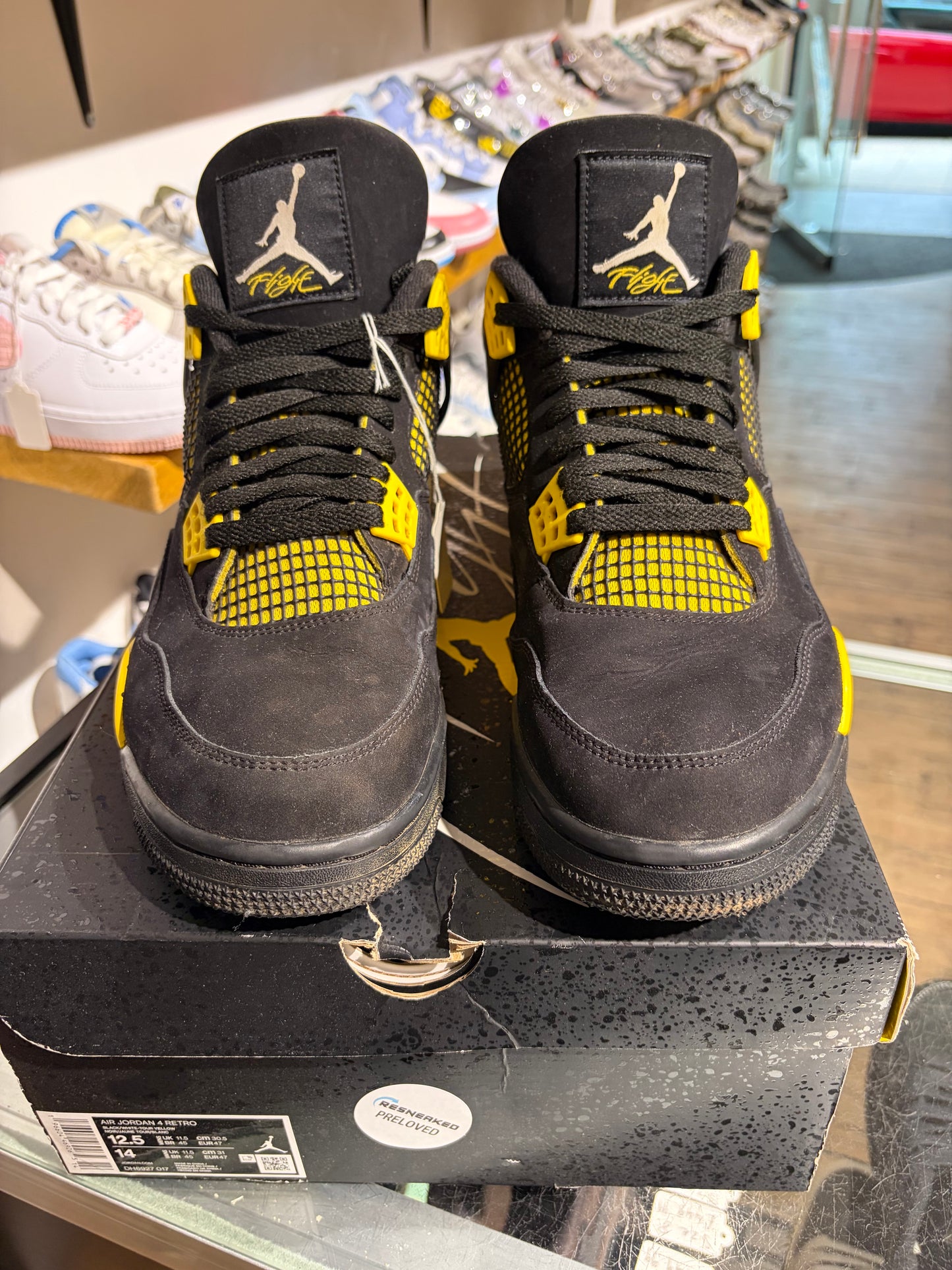 Air Jordan 4 Yellow Thunder UK 11.5