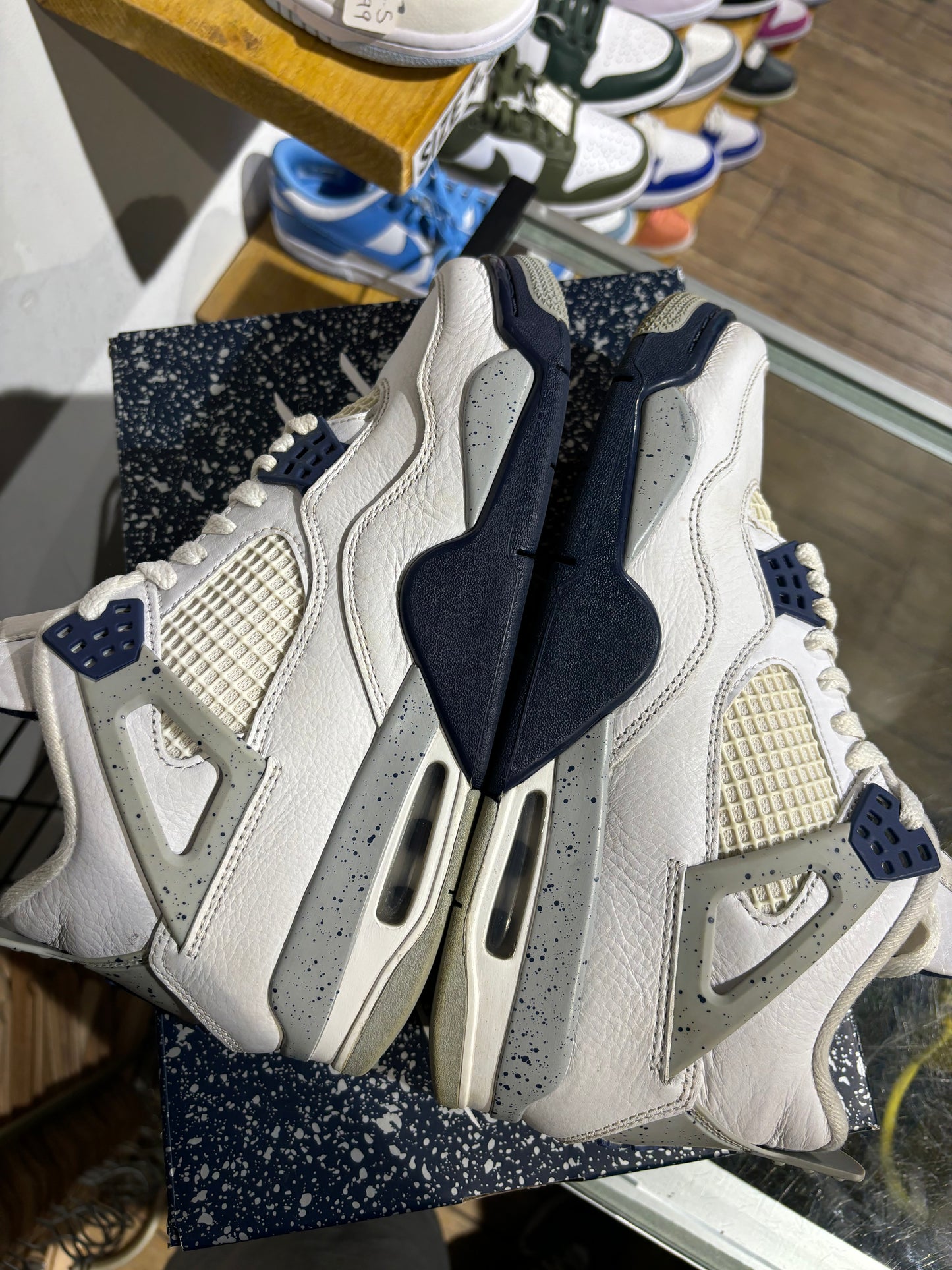 Jordan 4 Midnight Navy UK 7