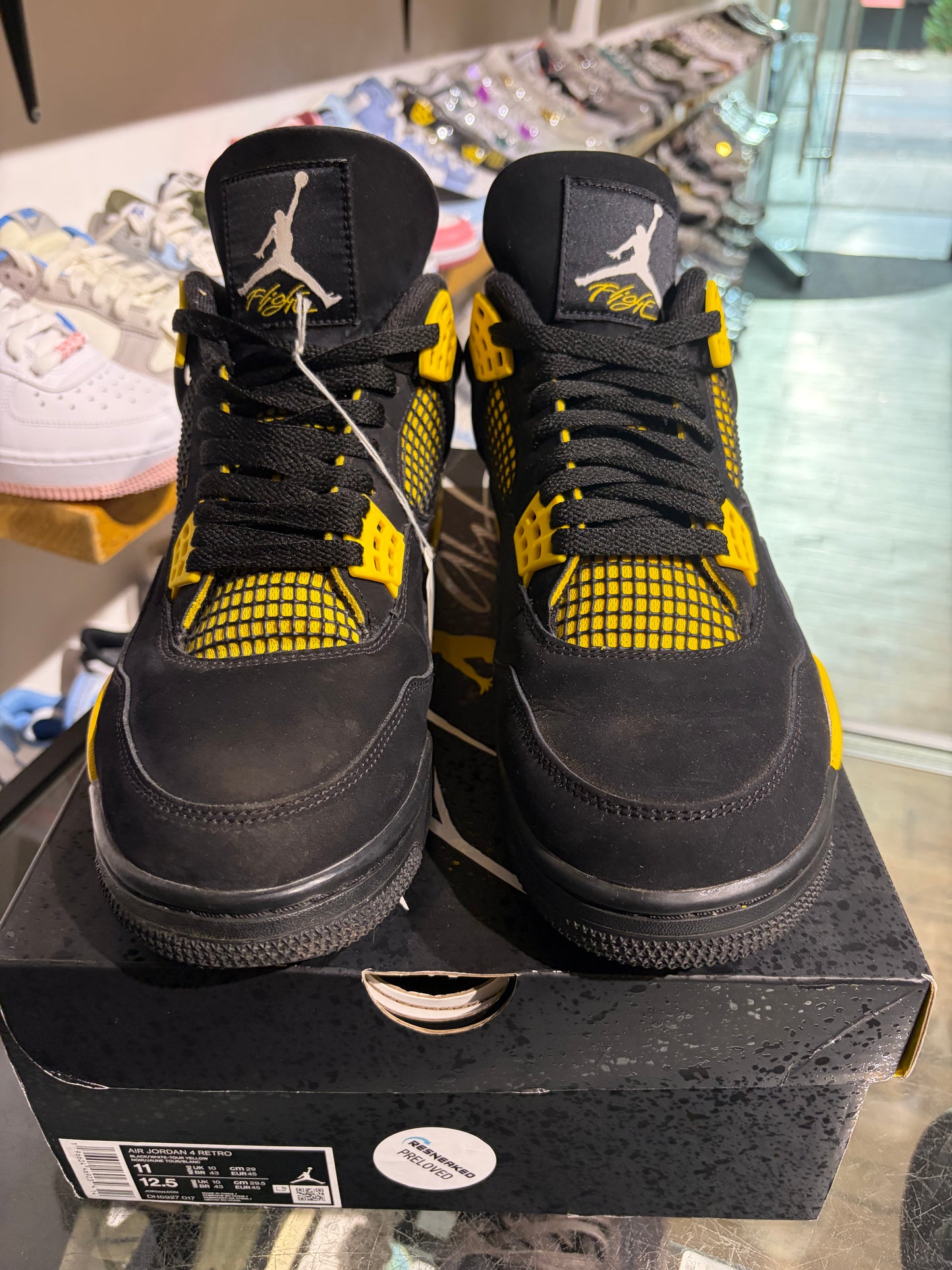Air Jordan 4 Yellow Thunder UK 10
