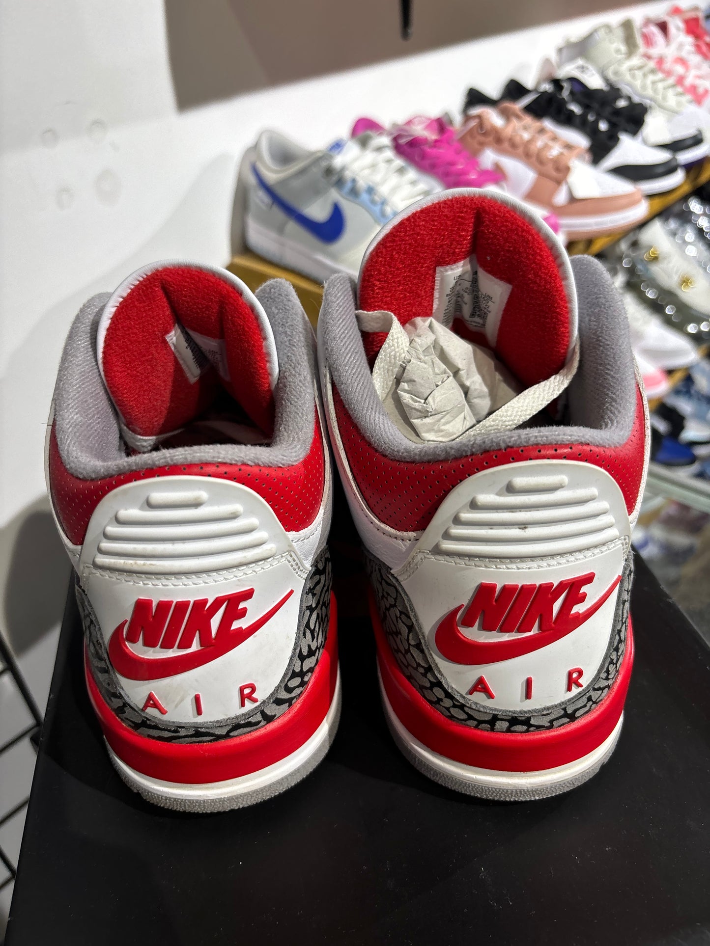 Jordan 3 Fire Red UK 8