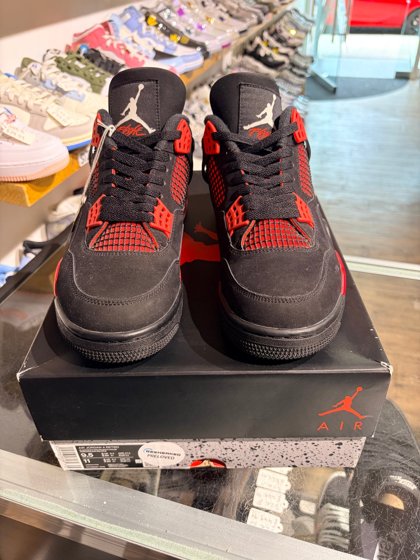 Air Jordan 4 Red Thunder UK 8.5