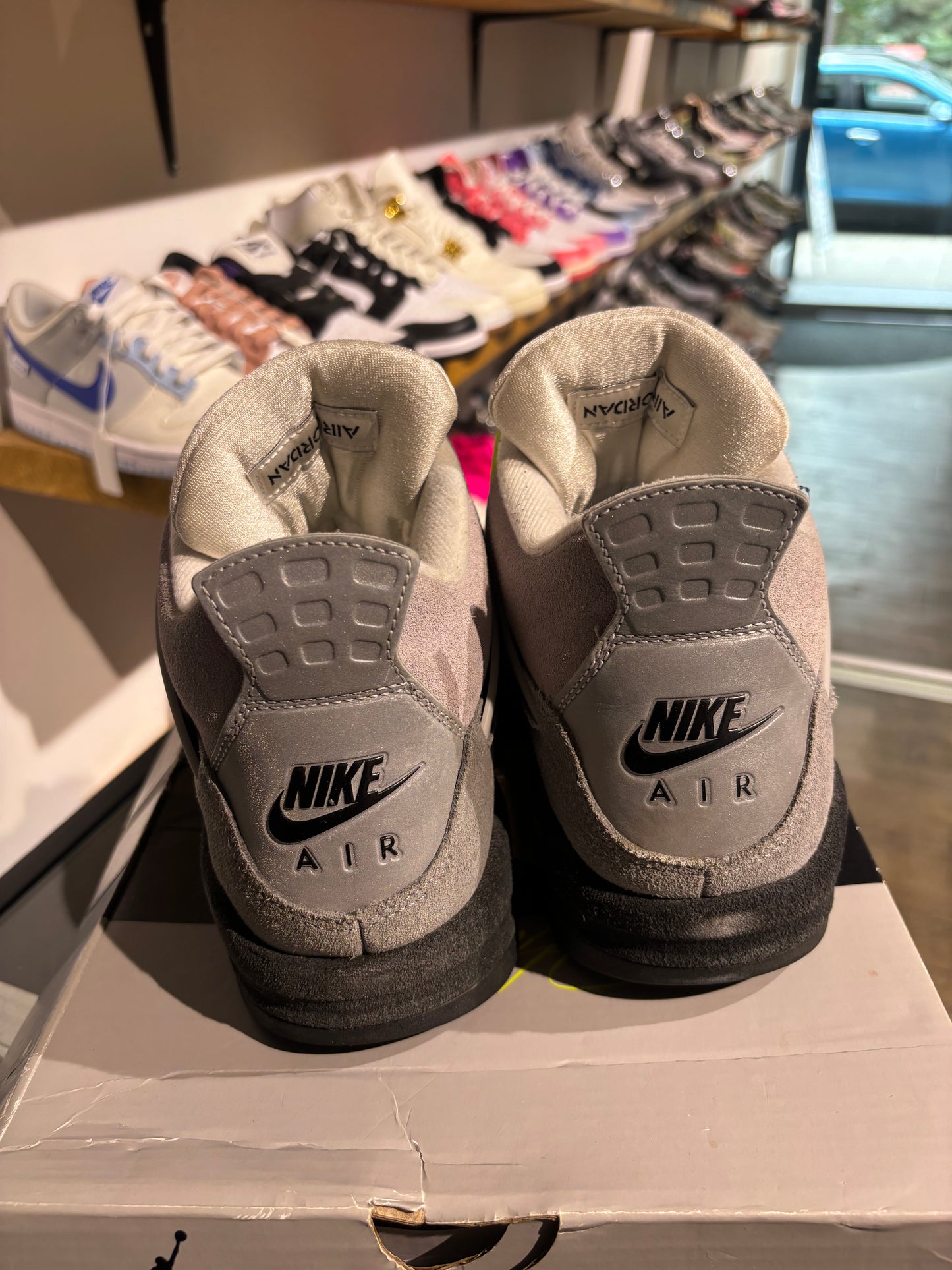Nike Air Jordan 4 Neon UK 8