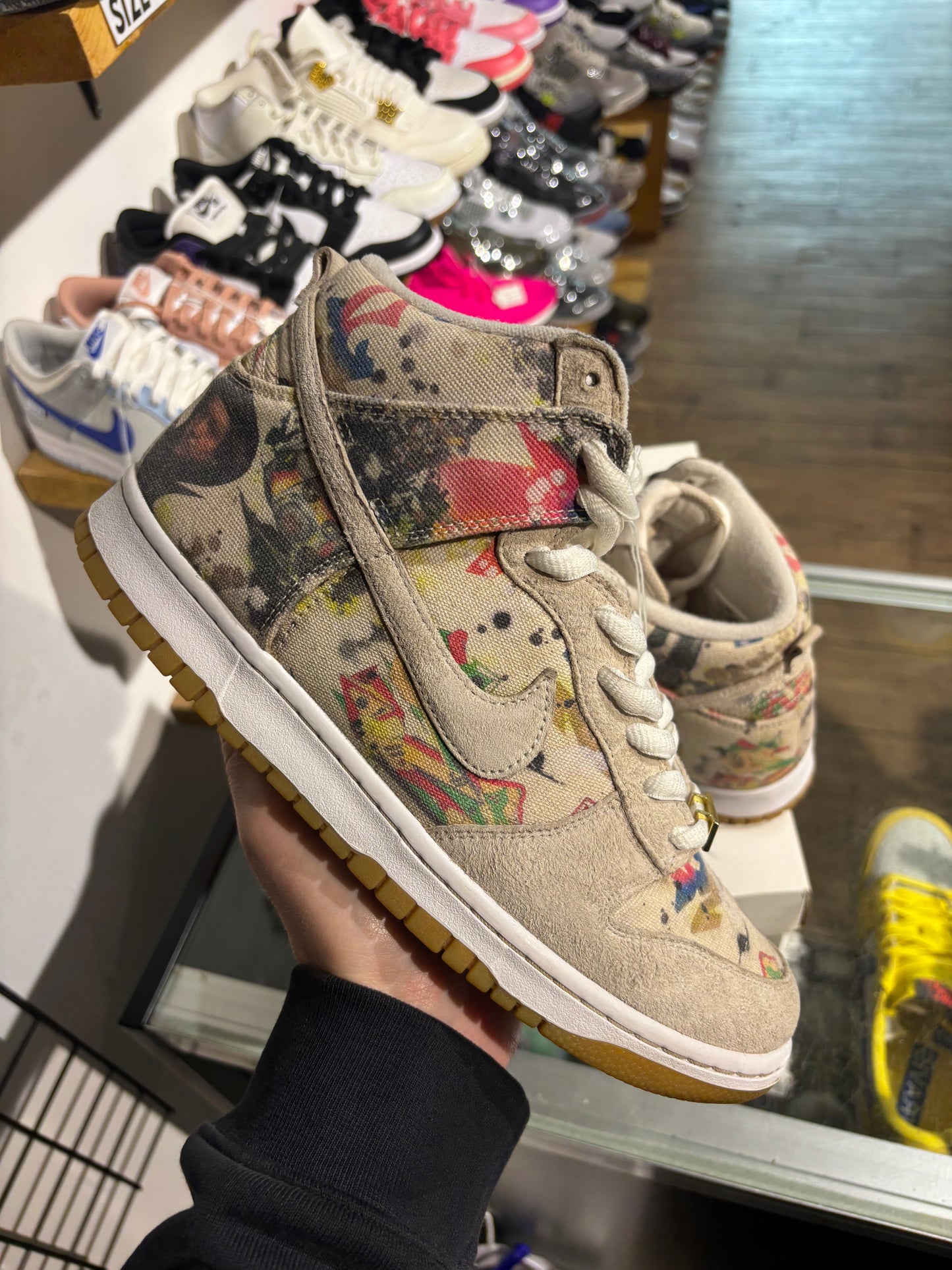 Nike SB Dunk High x Supreme Rammellzee UK 8