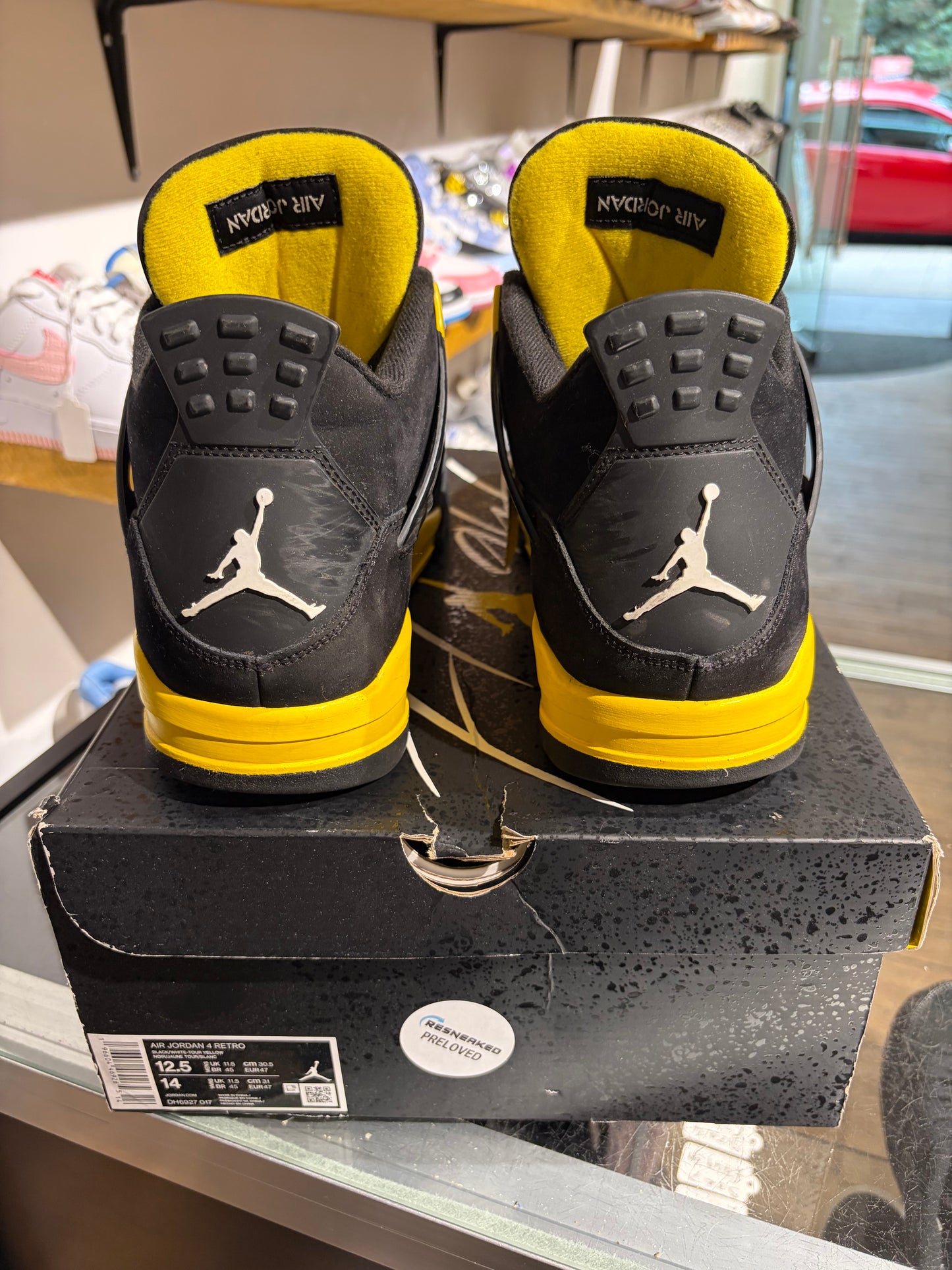 Air Jordan 4 Yellow Thunder UK 11.5