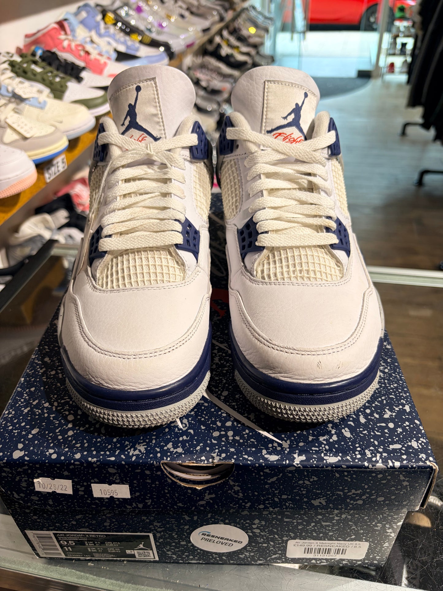 Air Jordan 4 Midnight Navy UK 8.5