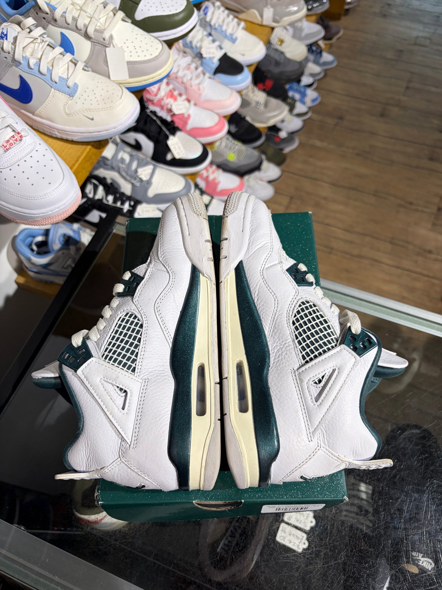 Jordan 4 Oxidised Green (GS) UK 4.5