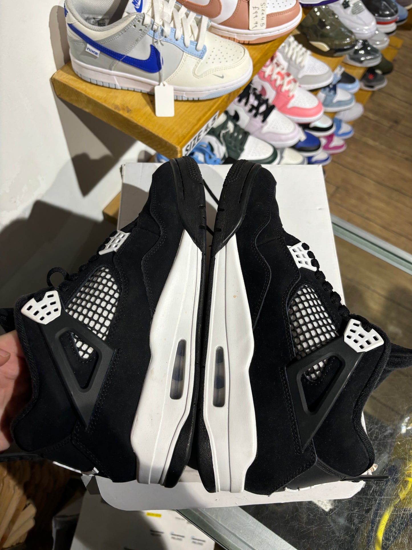 Air Jordan 4 White Thunder UK 8