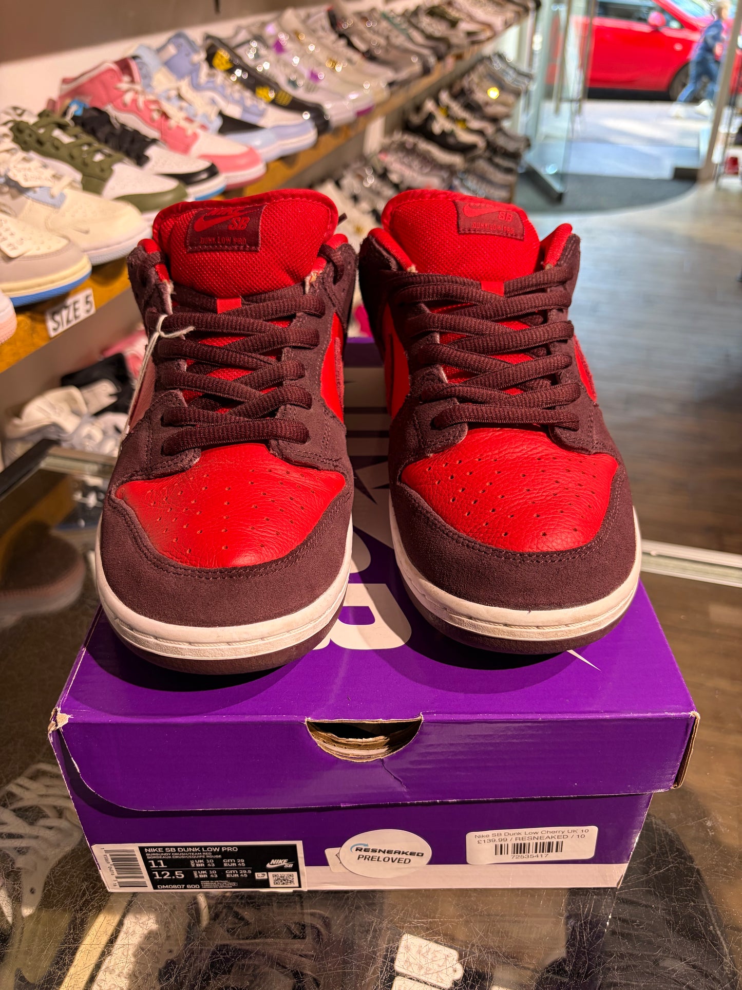 Nike SB Dunk Low Cherry UK 10