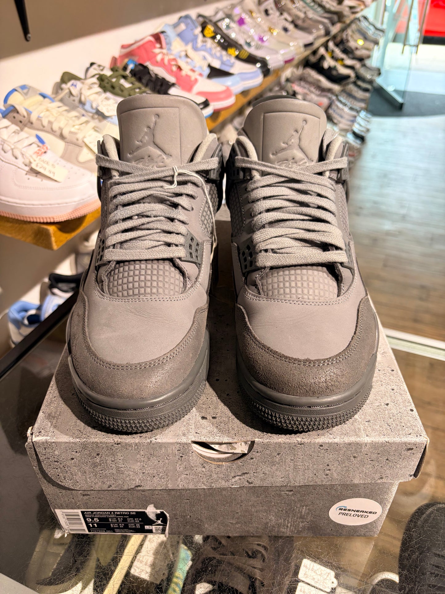 Air Jordan 4 Wet Cement UK 8.5