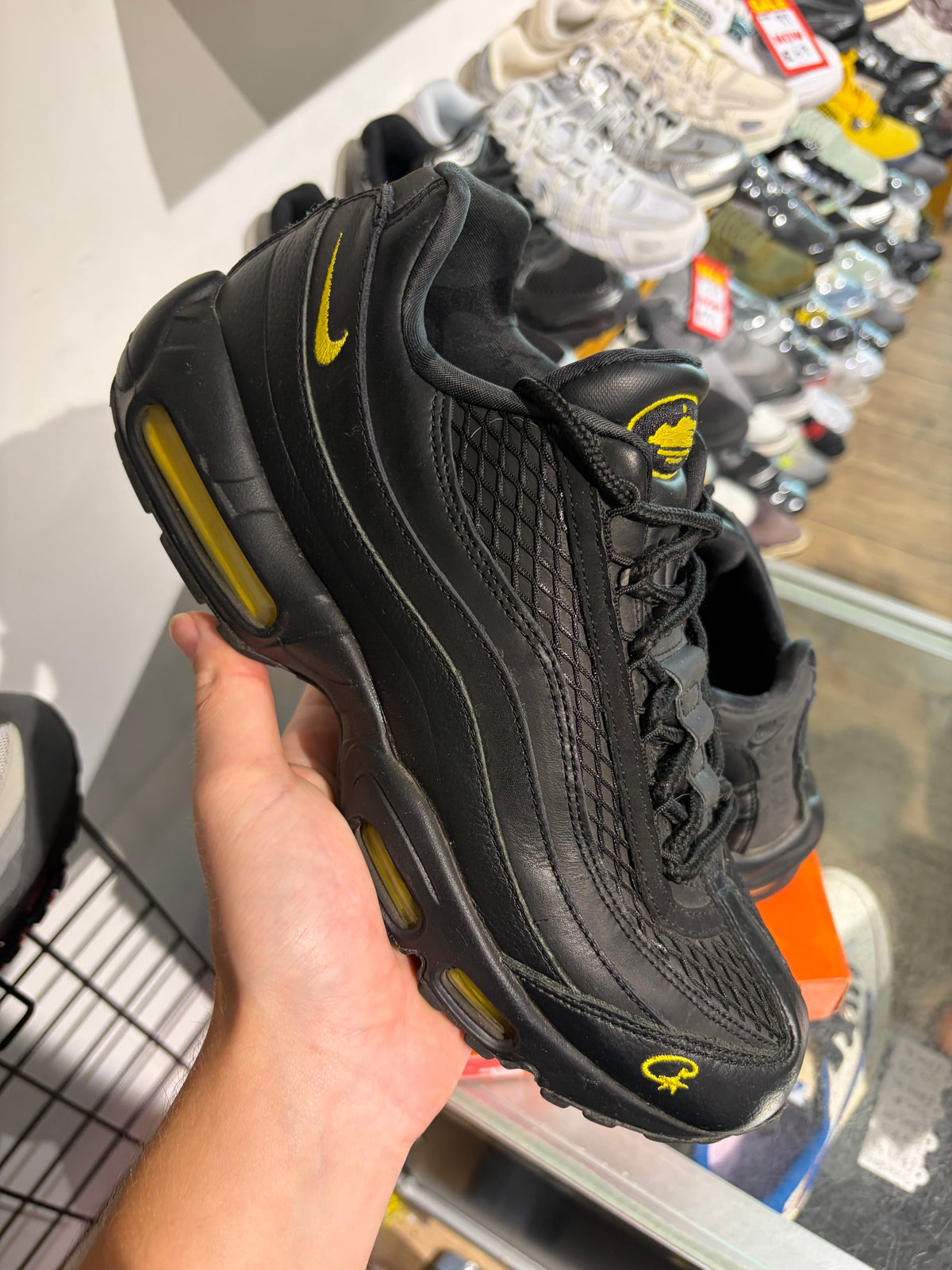 Nike AM95 Corteiz Honey Black UK 10 #231
