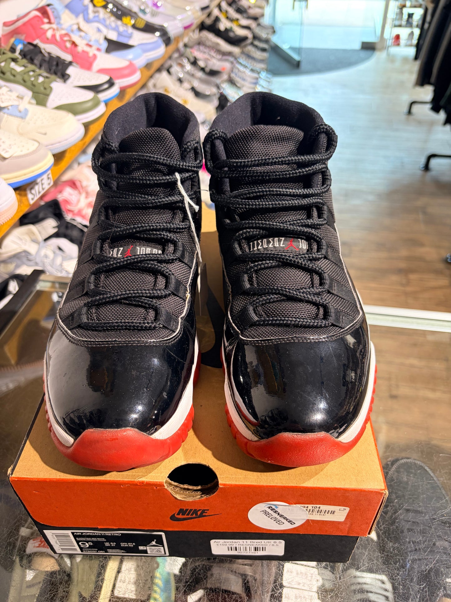 Air Jordan 11 Bred UK 8.5