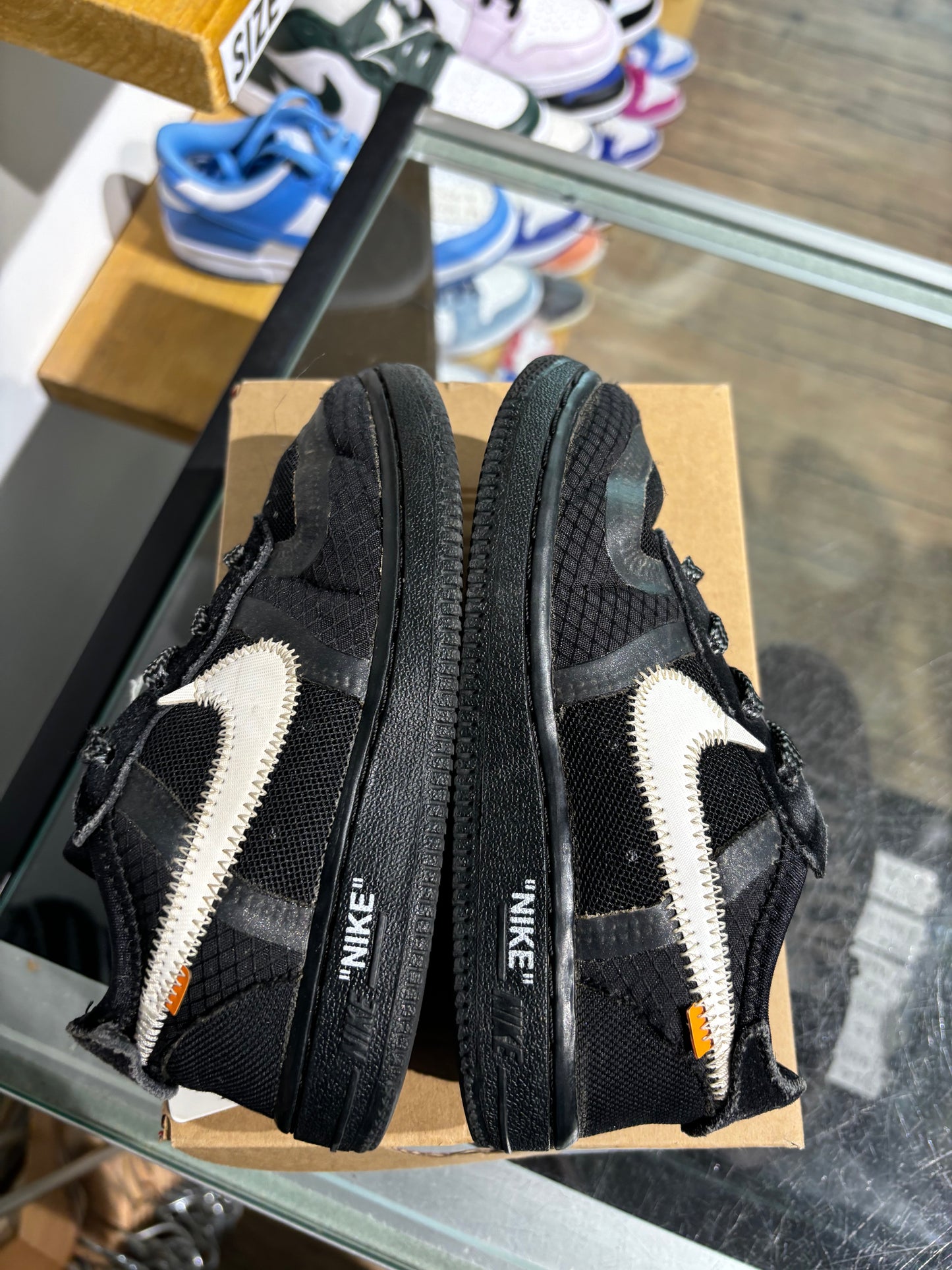 AF1 Off White Black TD UK 9.5