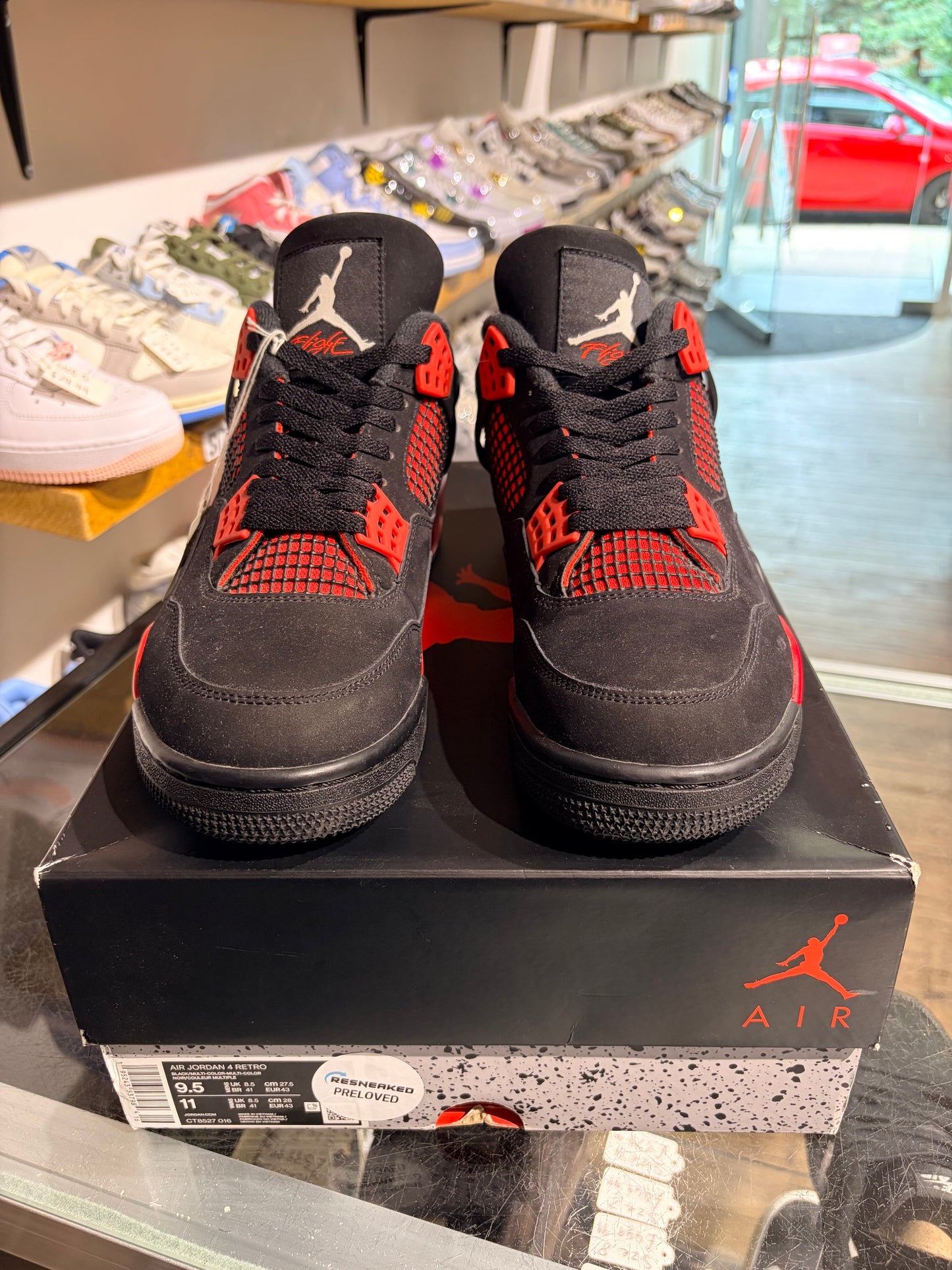 Air Jordan 4 Red Thunder UK 8.5