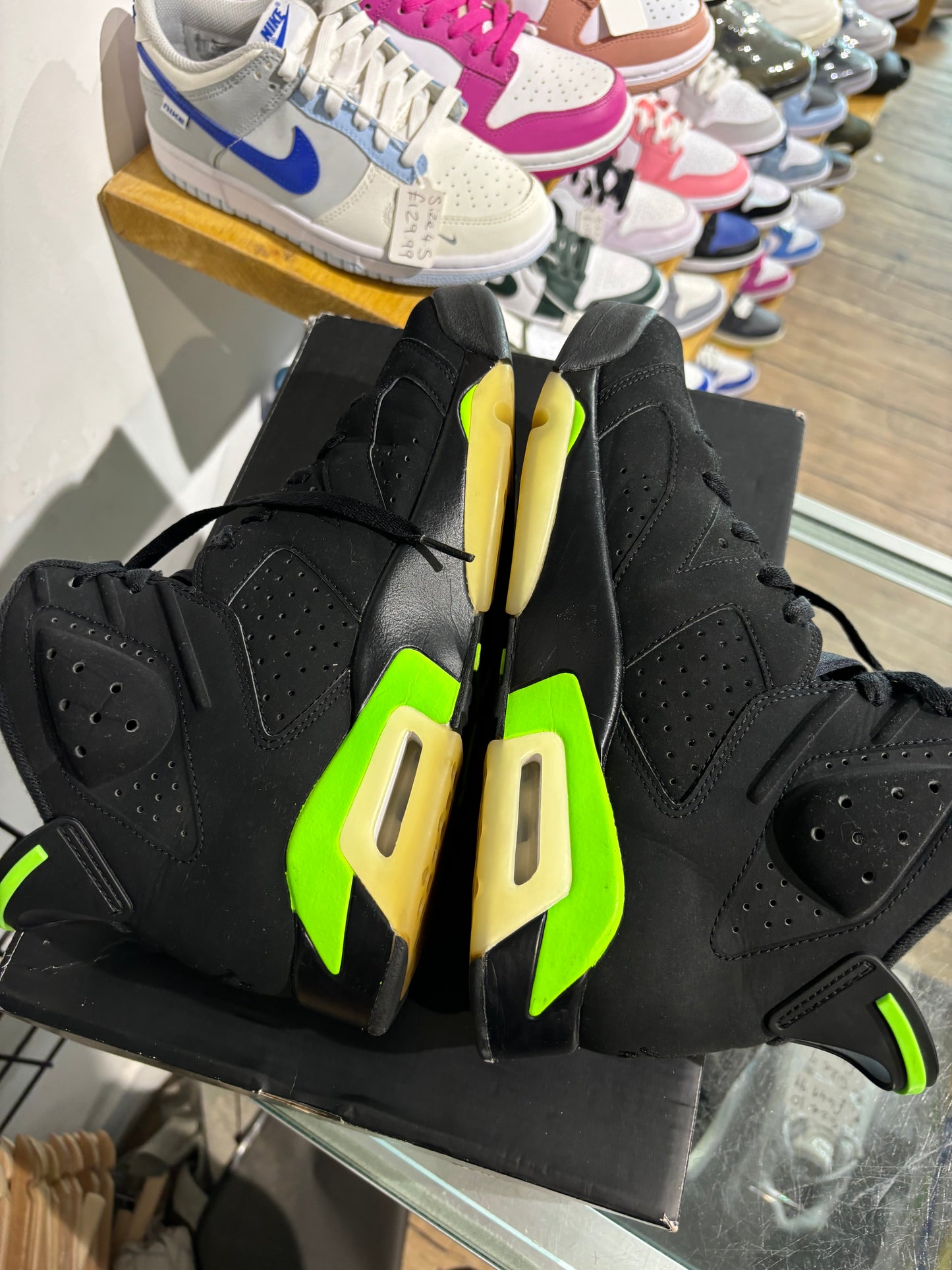 Jordan 6 Electric Green UK 7.5