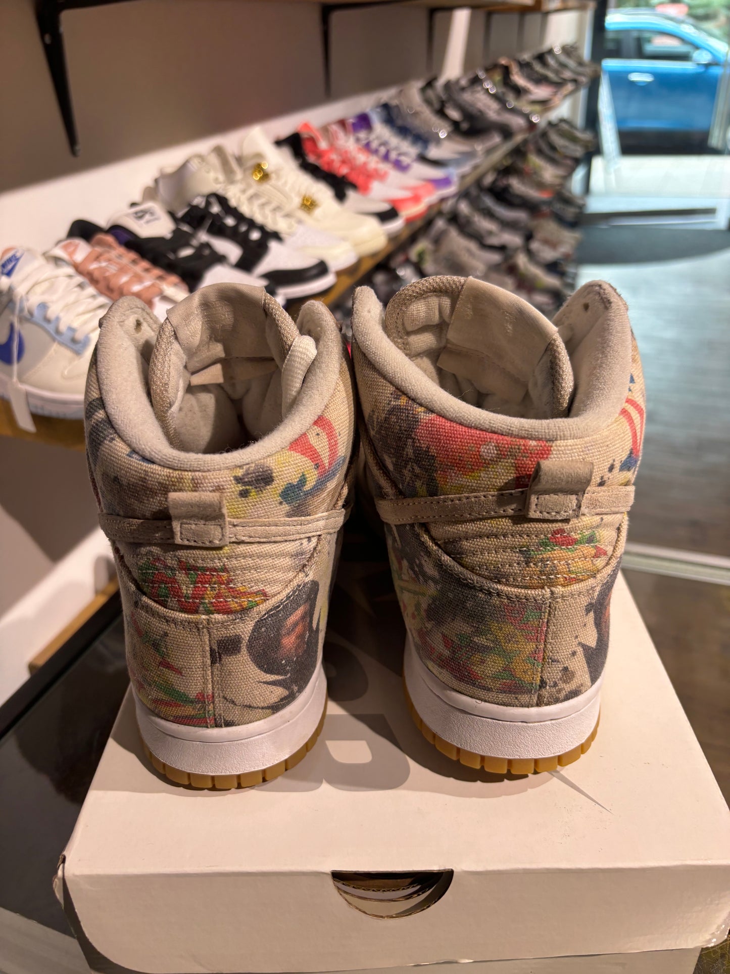Nike SB Dunk High x Supreme Rammellzee UK 8
