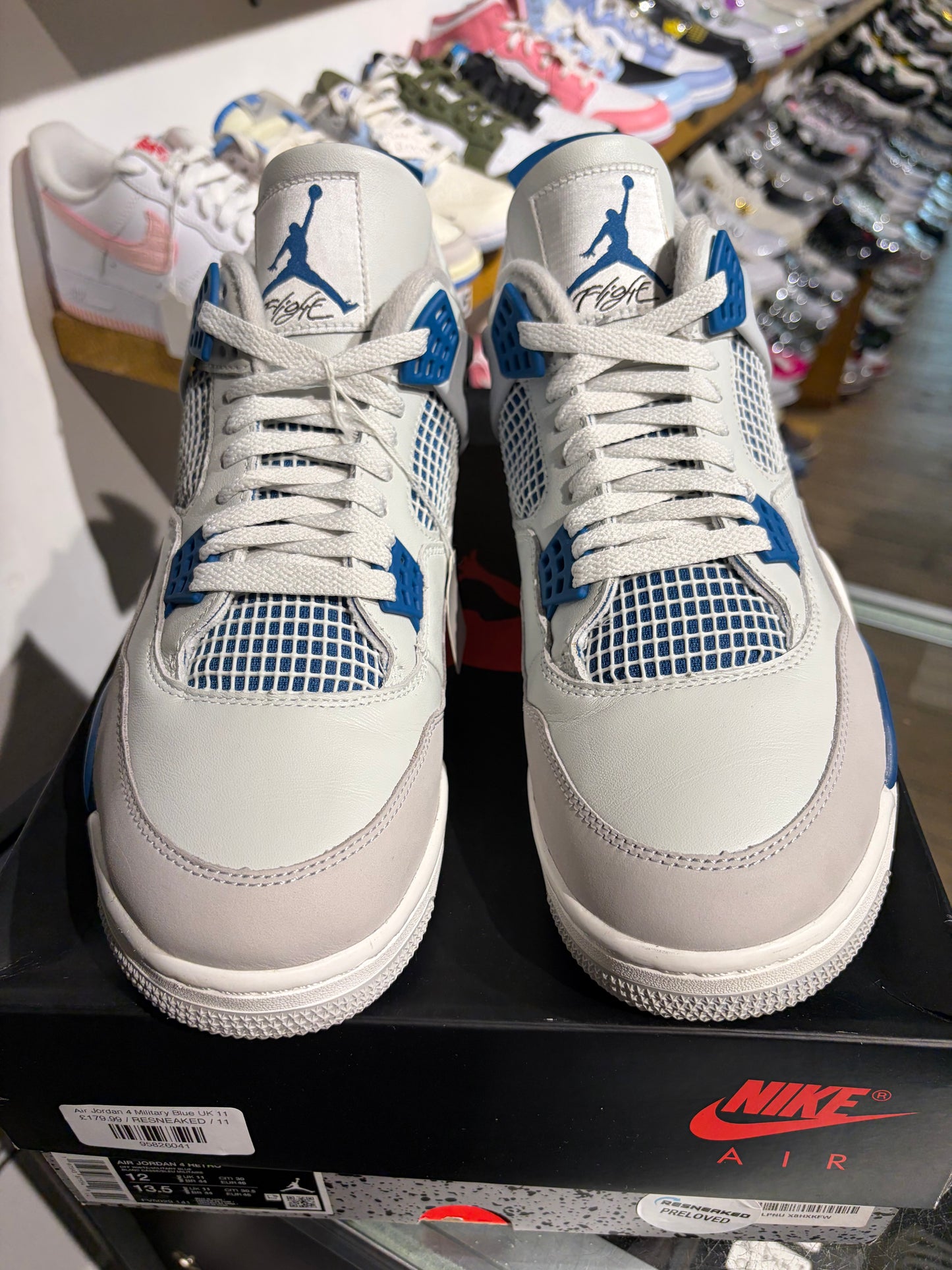 Air Jordan 4 Military Blue UK 11
