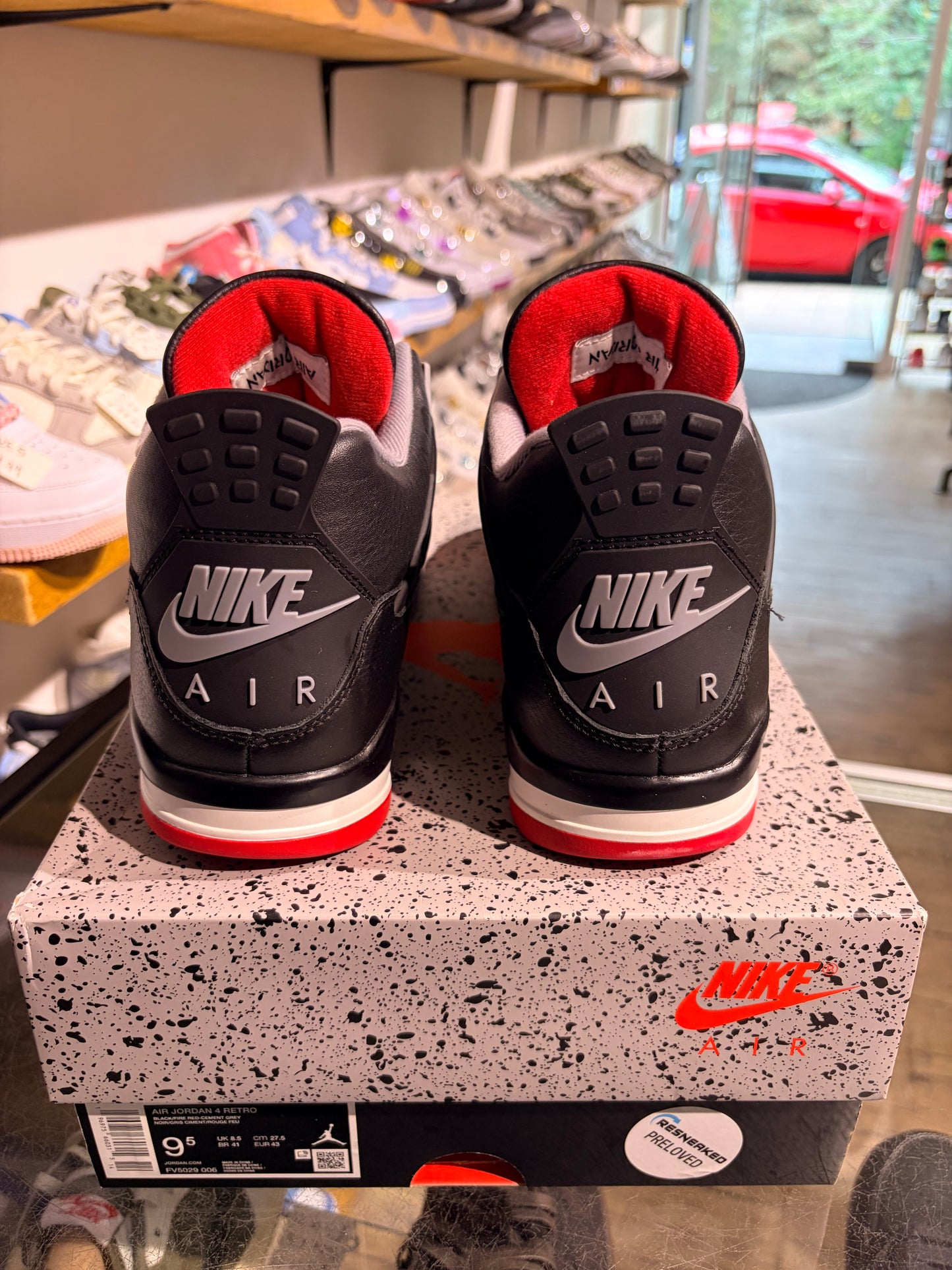 Air Jordan 4 Bred UK 8.5