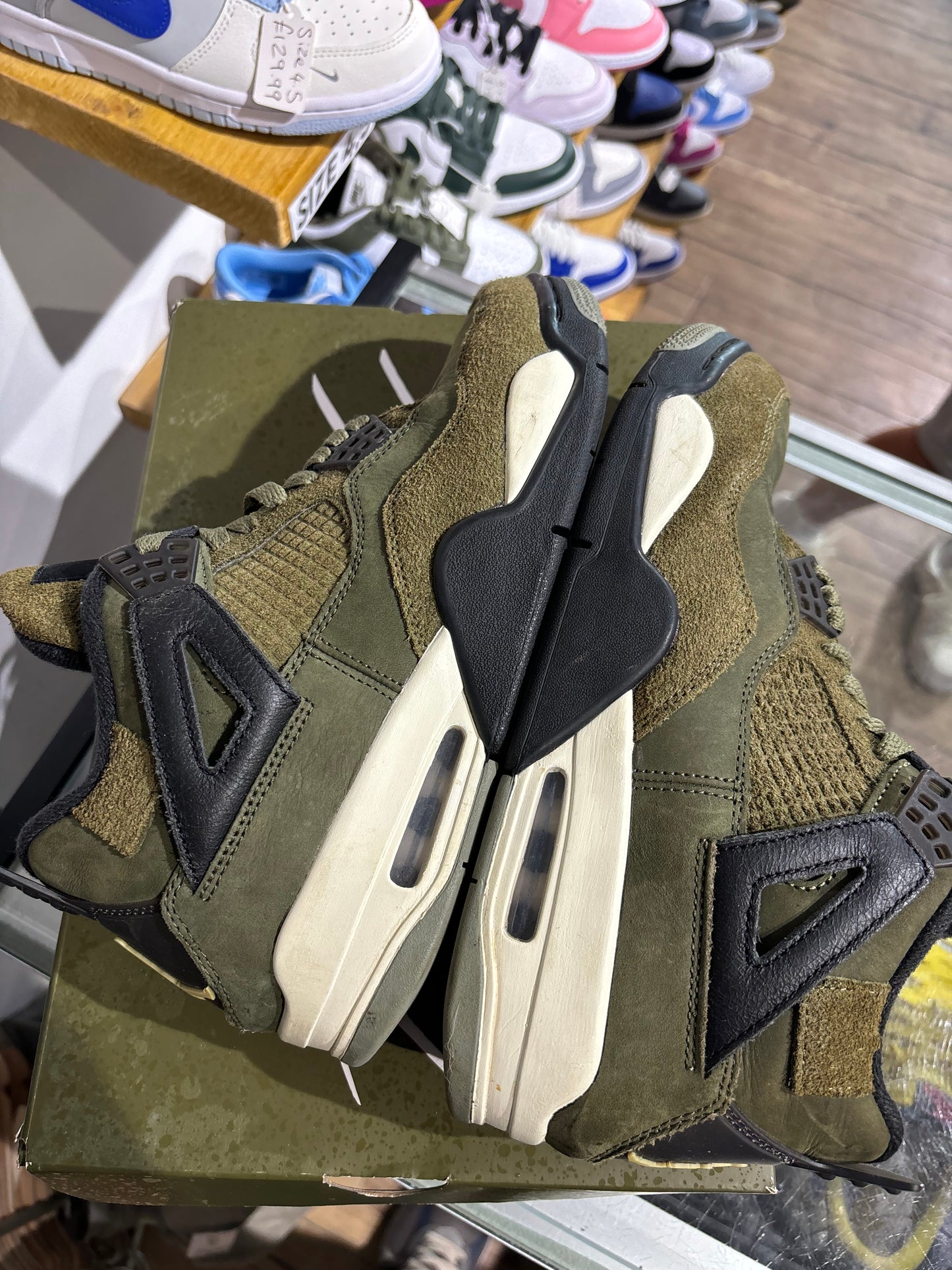 Jordan 4 Olive Craft UK 7
