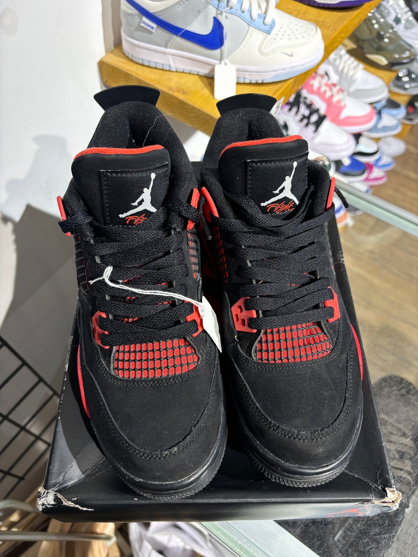 Jordan 4 Red Thunder UK 6 (GS)