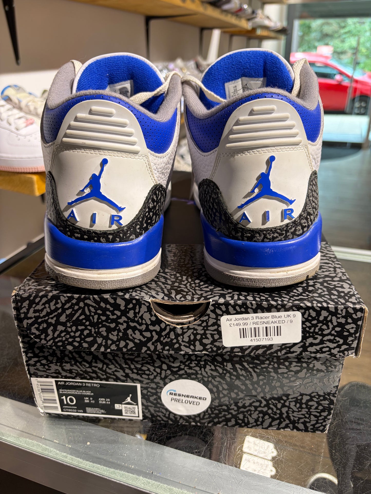 Air Jordan 3 Racer Blue UK 9