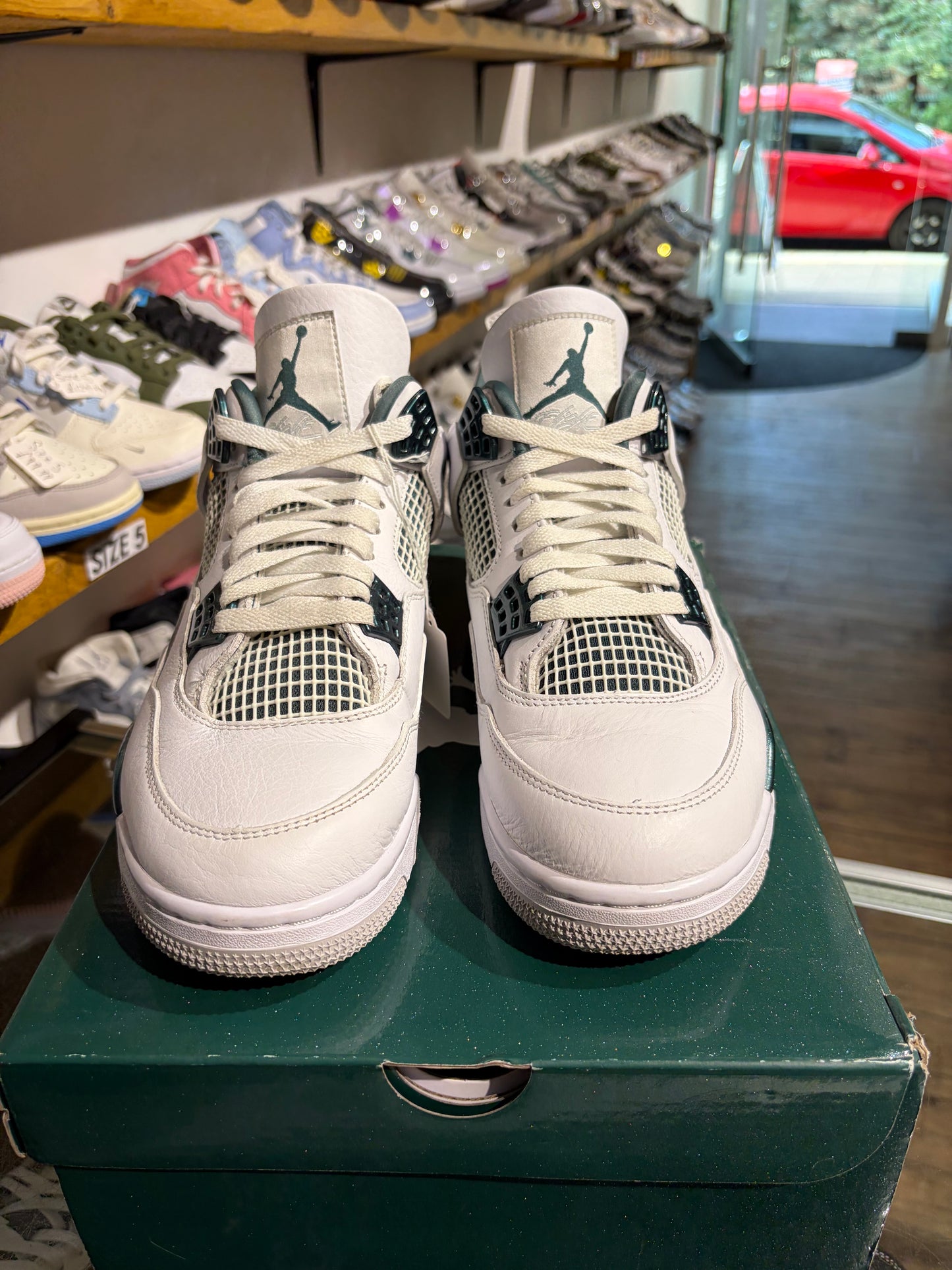 Air Jordan 4 Oxidised Green UK 9