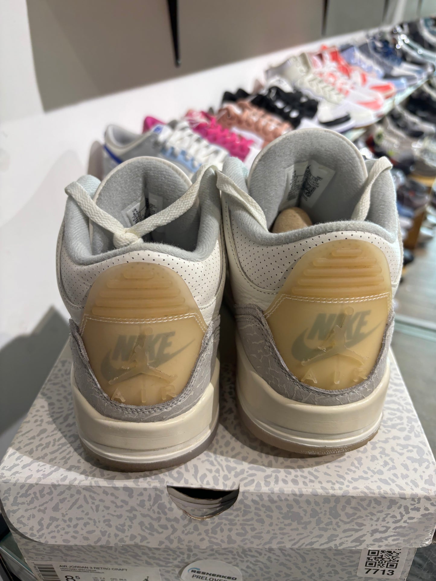 Jordan 3 Ivory Craft UK 7.5