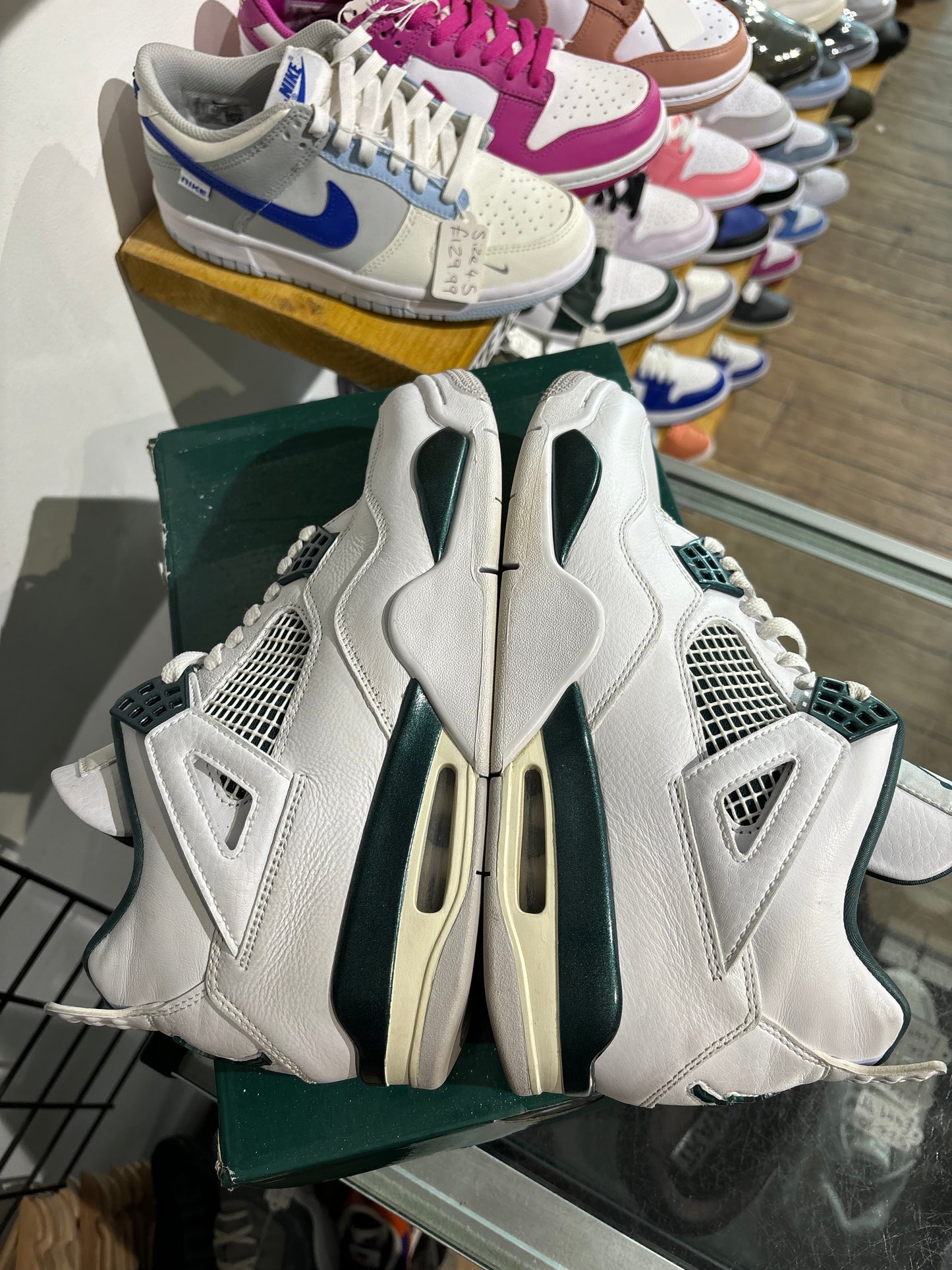 Jordan 4 Oxidised Green UK 7.5
