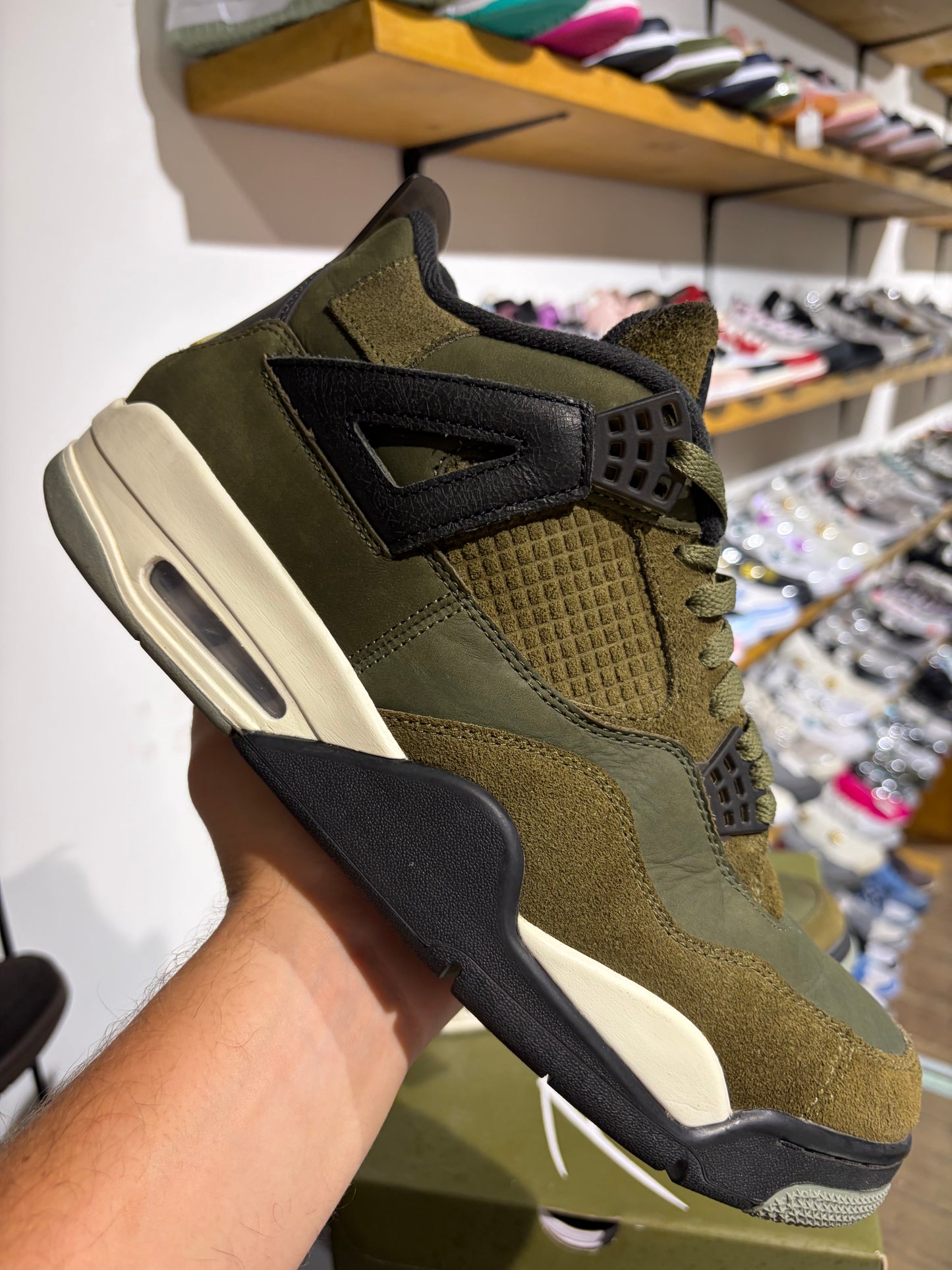 Air Jordan 4 Olive Craft UK 11