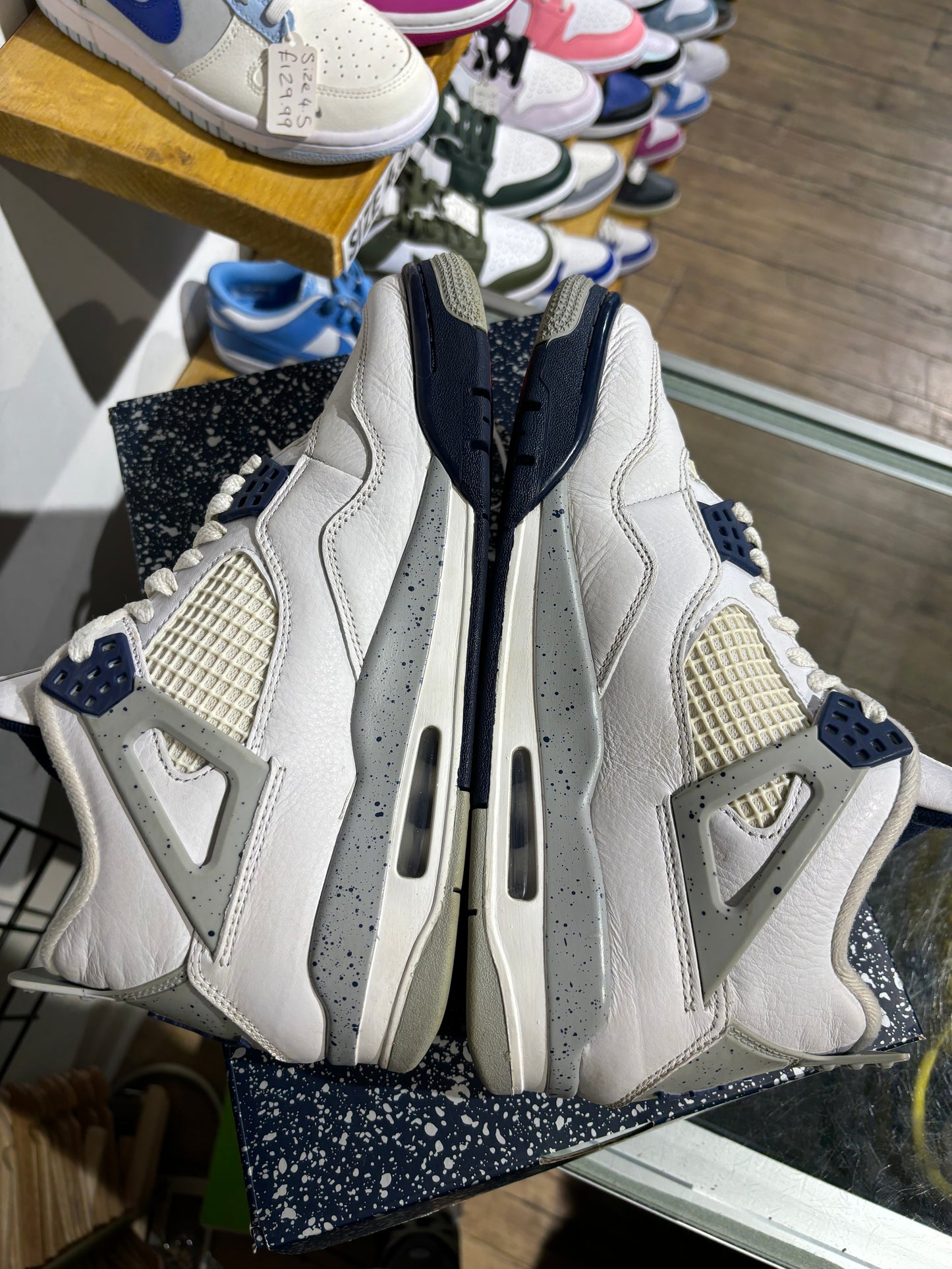 Jordan 4 Midnight Navy UK 7