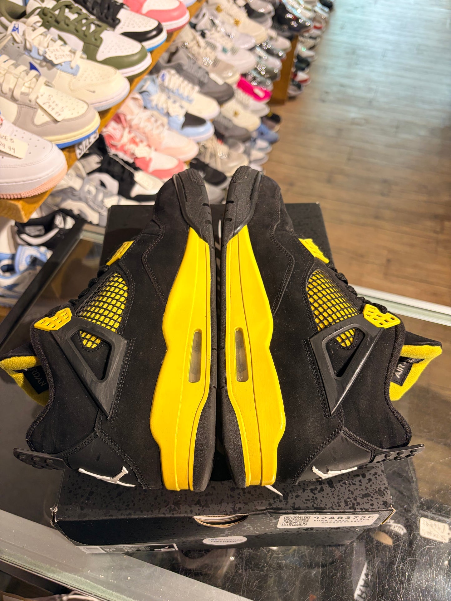 Air Jordan 4 Yellow Thunder UK 8.5