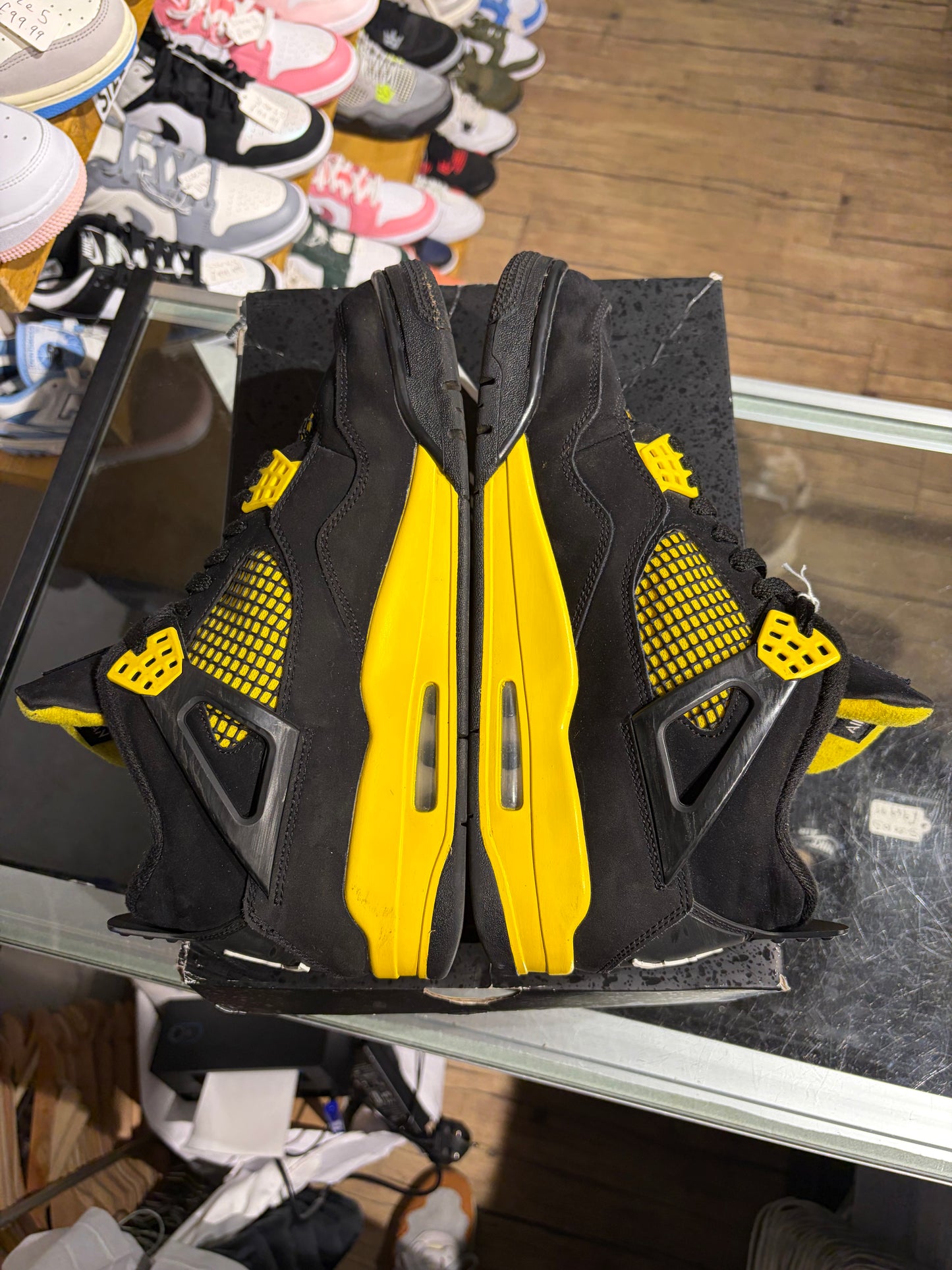 Air Jordan 4 Yellow Thunder UK 9
