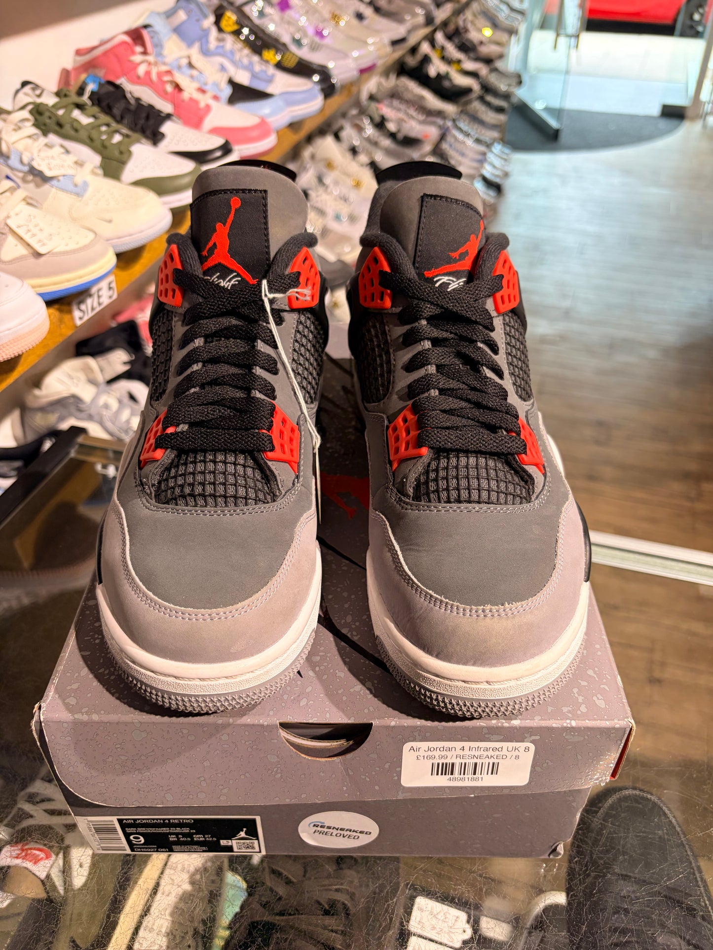 Air Jordan 4 Infrared UK 8