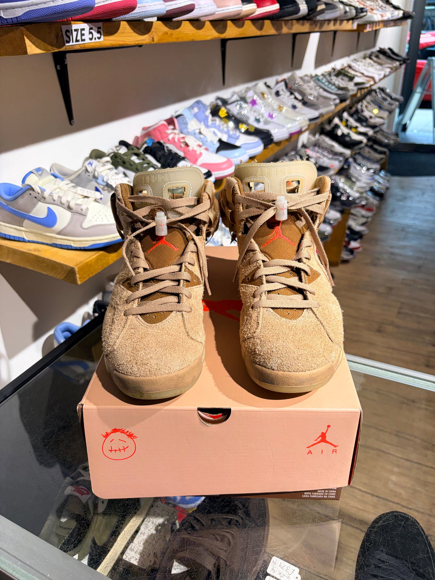 Jordan 6 British Khaki UK 7.5